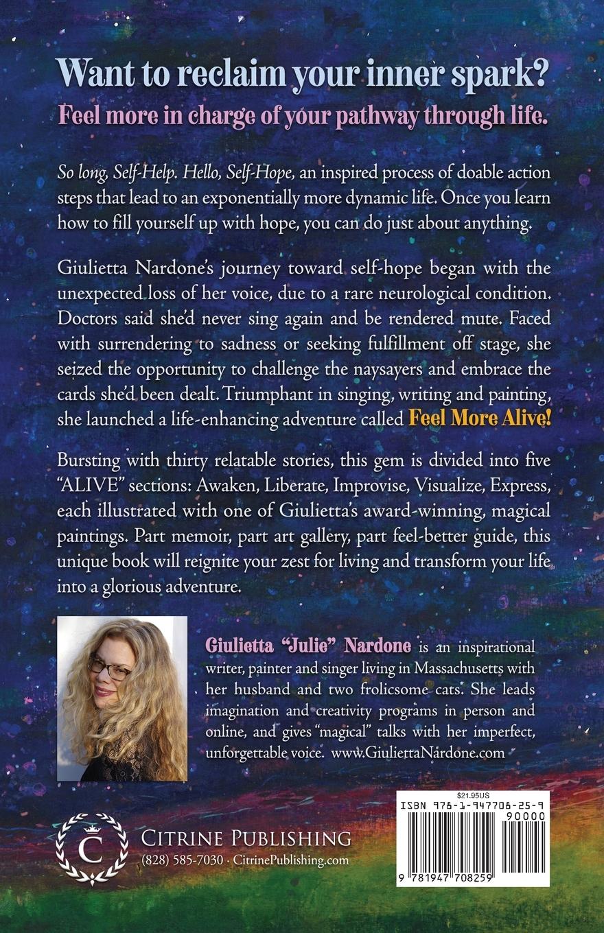 Rückseitencover Feel More Alive! 30 Brilliant Ways to Reignite Your Inner Spark