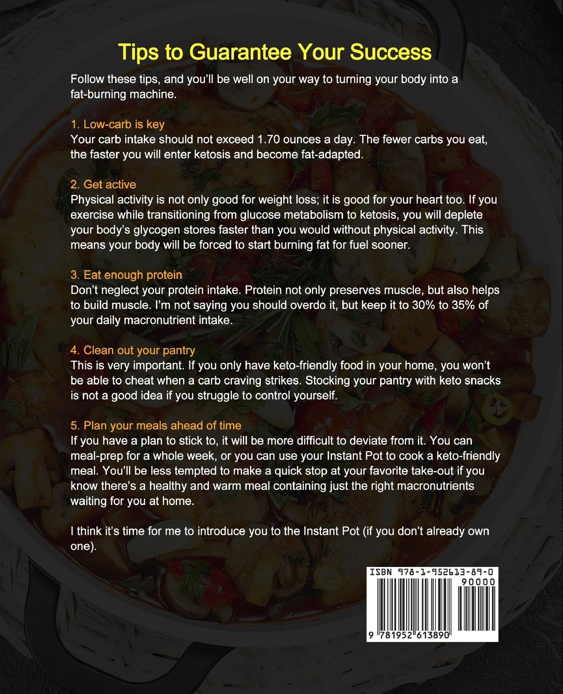 Rückseitencover The Easy Keto Instant Pot Cookbook