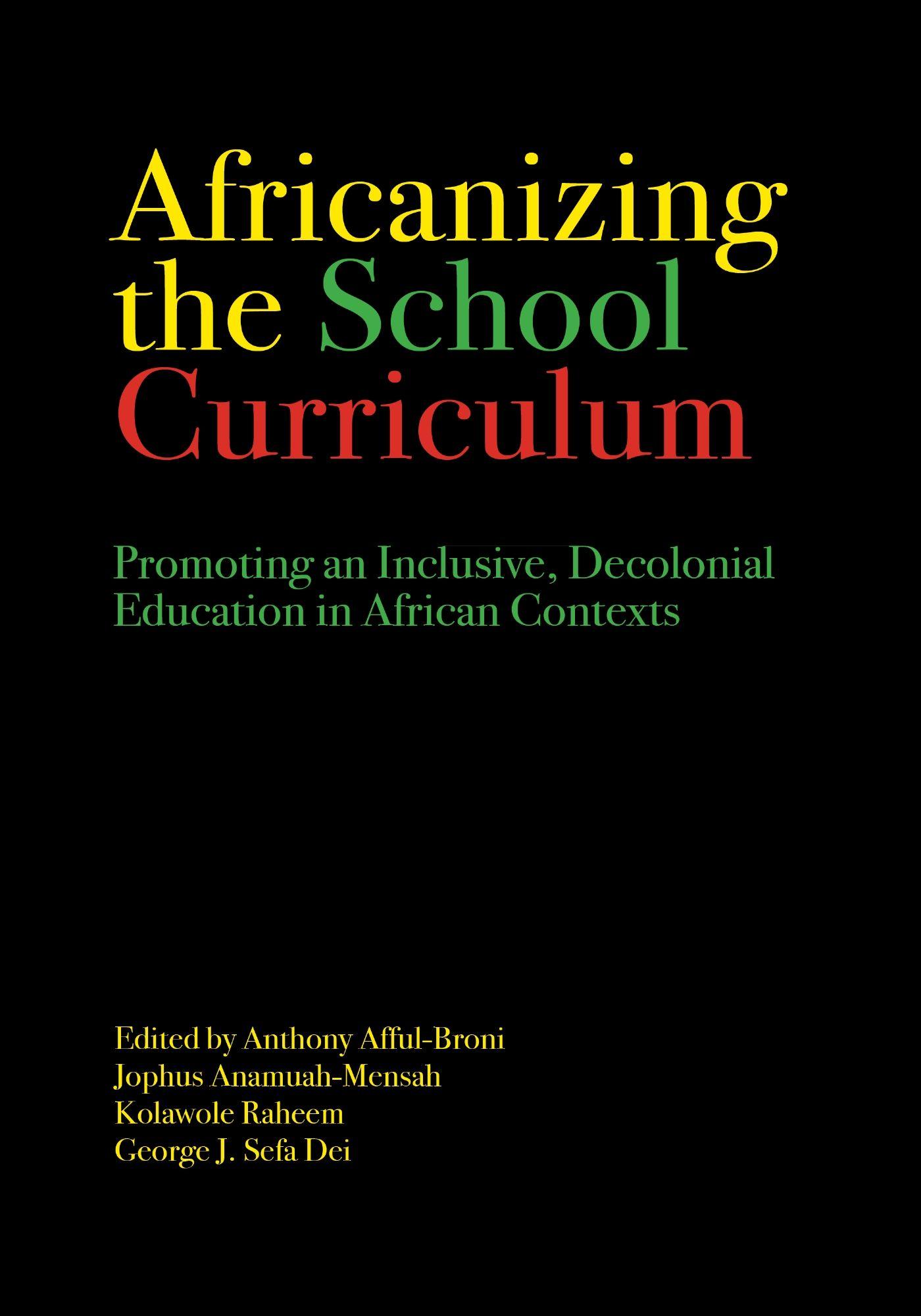 Vorderes Coverbild Africanizing the School Curriculum