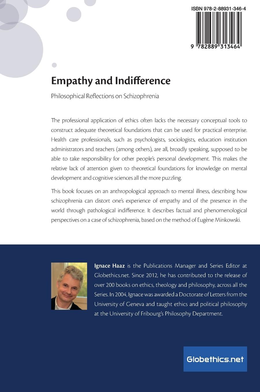 Rückseitencover Empathy and Indifference