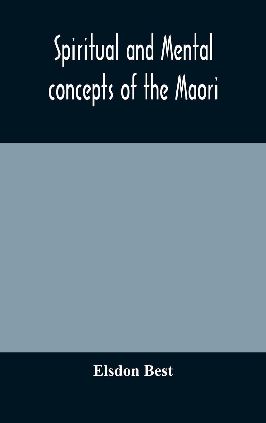 Vorderes Coverbild Spiritual and mental concepts of the Maori