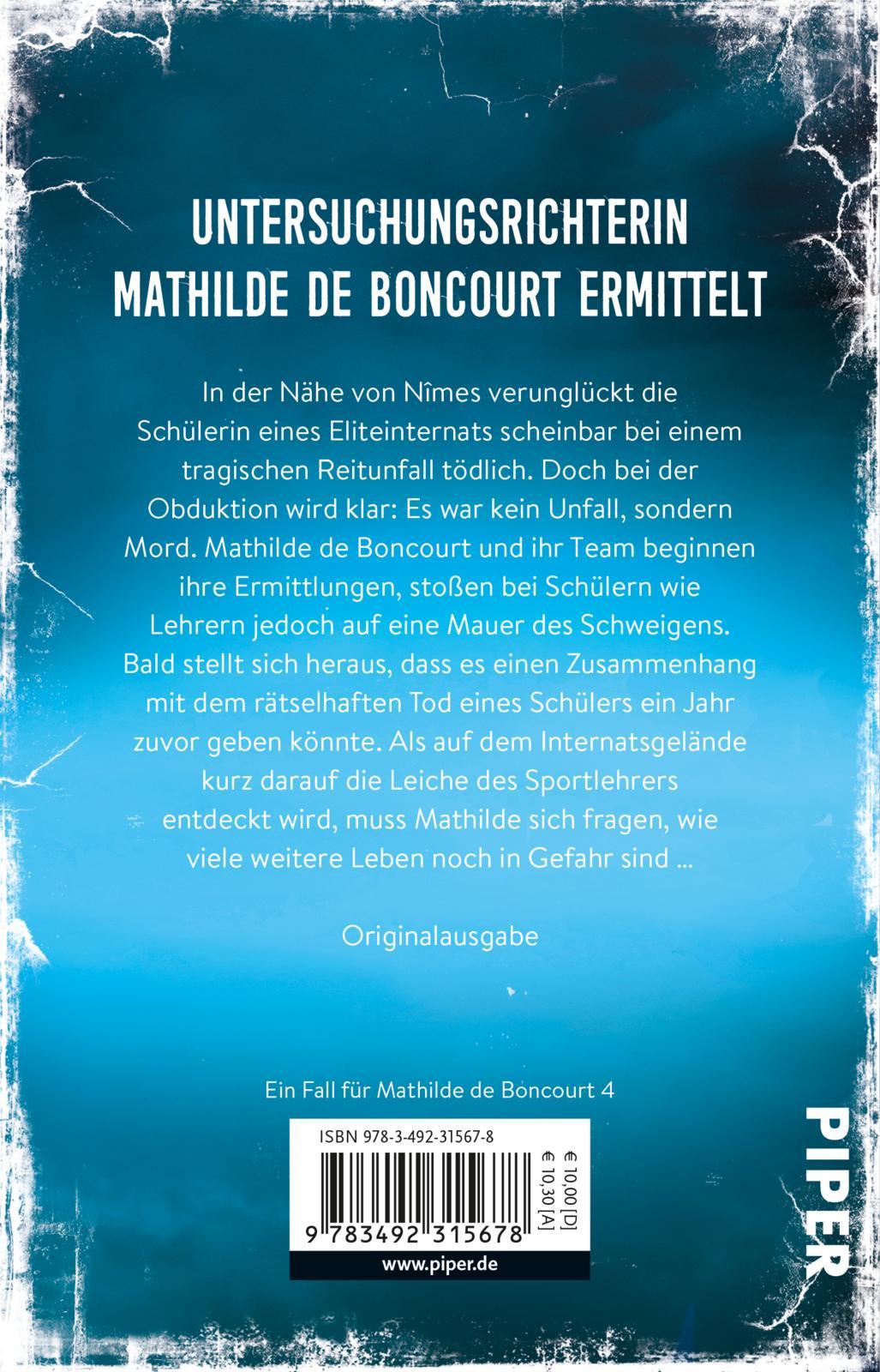 Rückseitencover Die Richterin und das Ritual des Todes