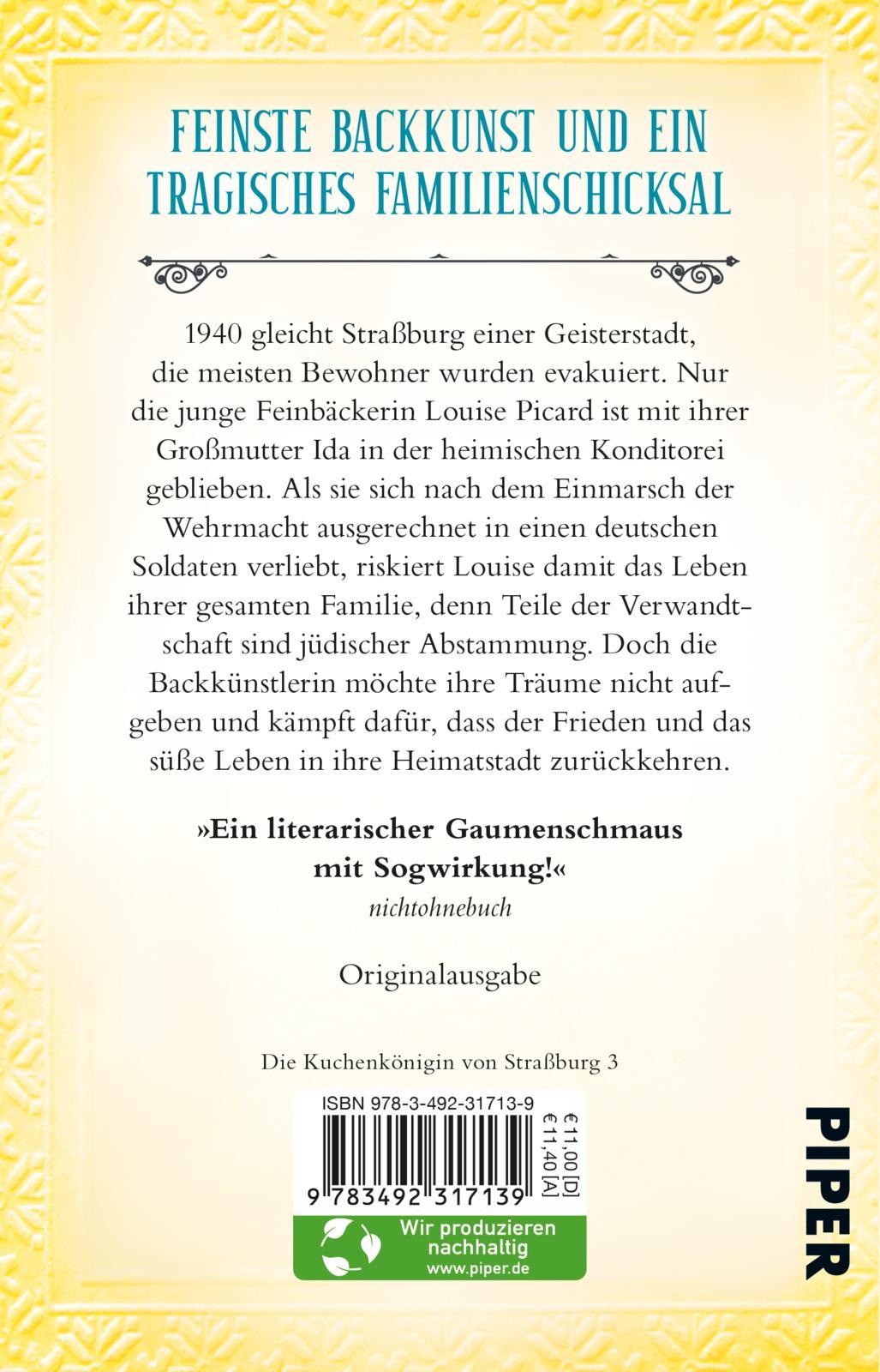 Rückseitencover Die Patisserie am Münsterplatz - Neuanfang