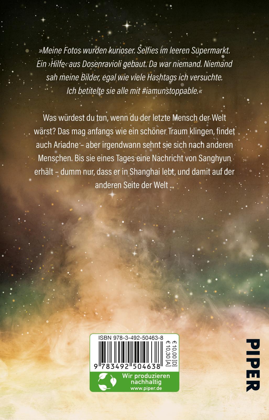 Rückseitencover Allein durch die Sterne