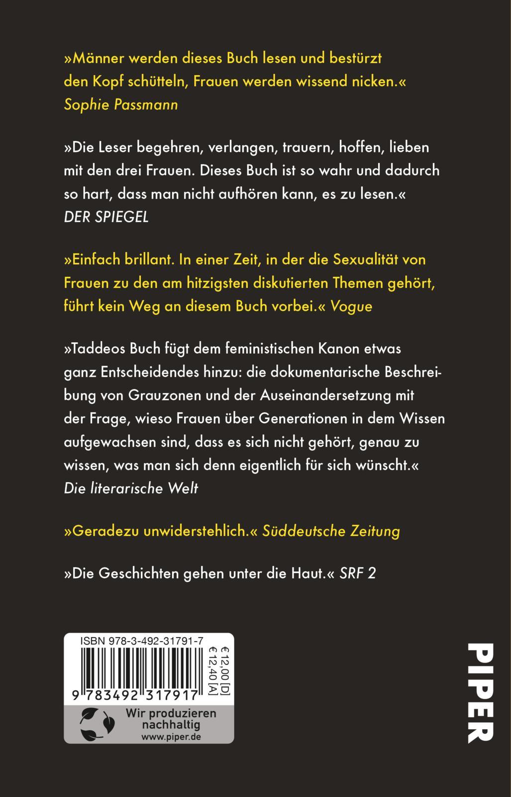 Rückseitencover Three Women - Drei Frauen