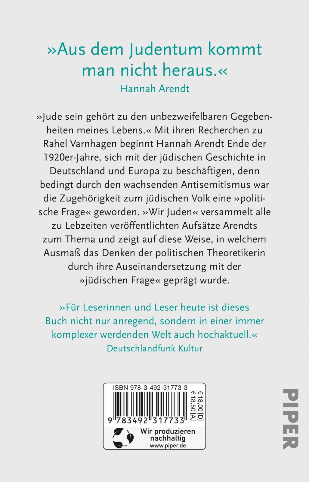 Rückseitencover Wir Juden