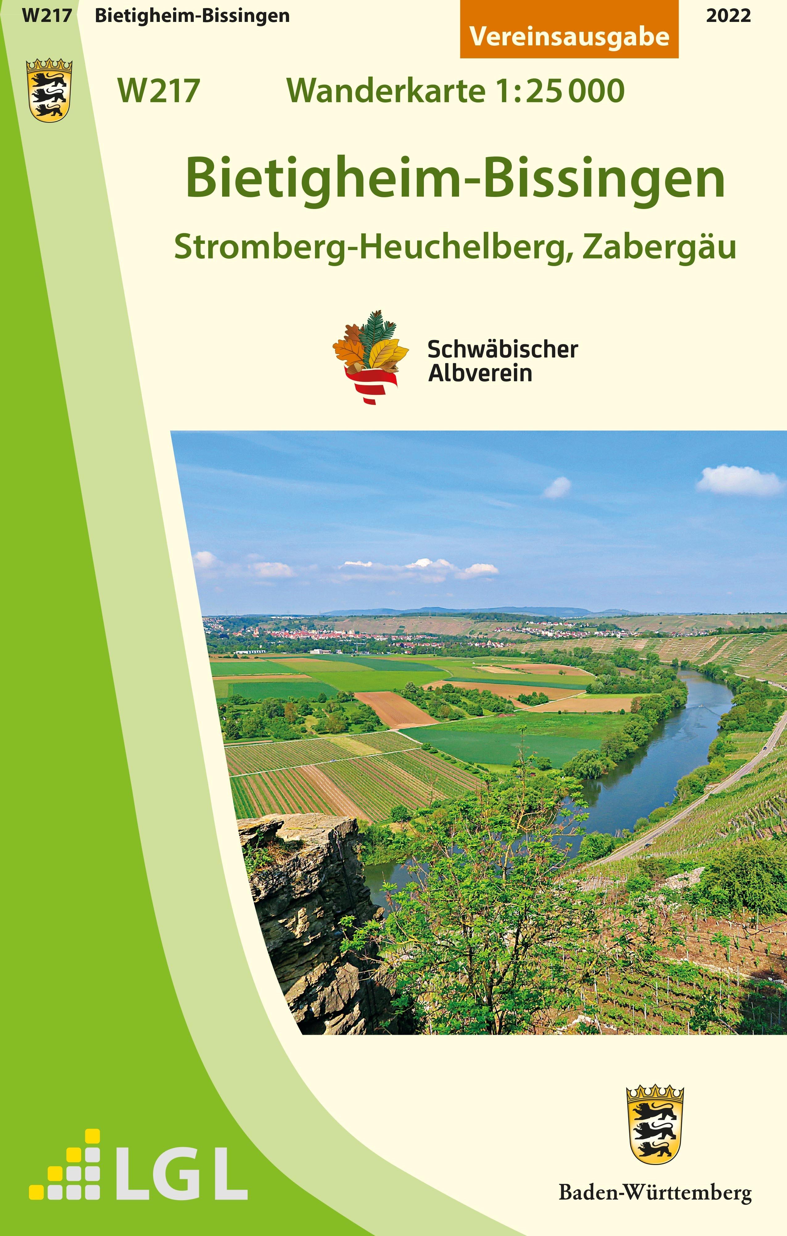 Vorderes Coverbild W217 Bietigheim-Bissingen - Stromberg-Heuchelberg, Zabergäu