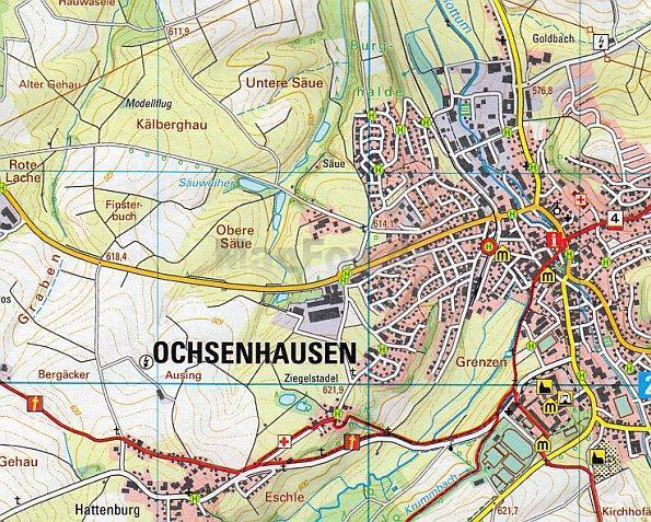 Beispielinhalt (Bild) W263 Bad Waldsee - Biberach an der Riß, Bad Wurzach