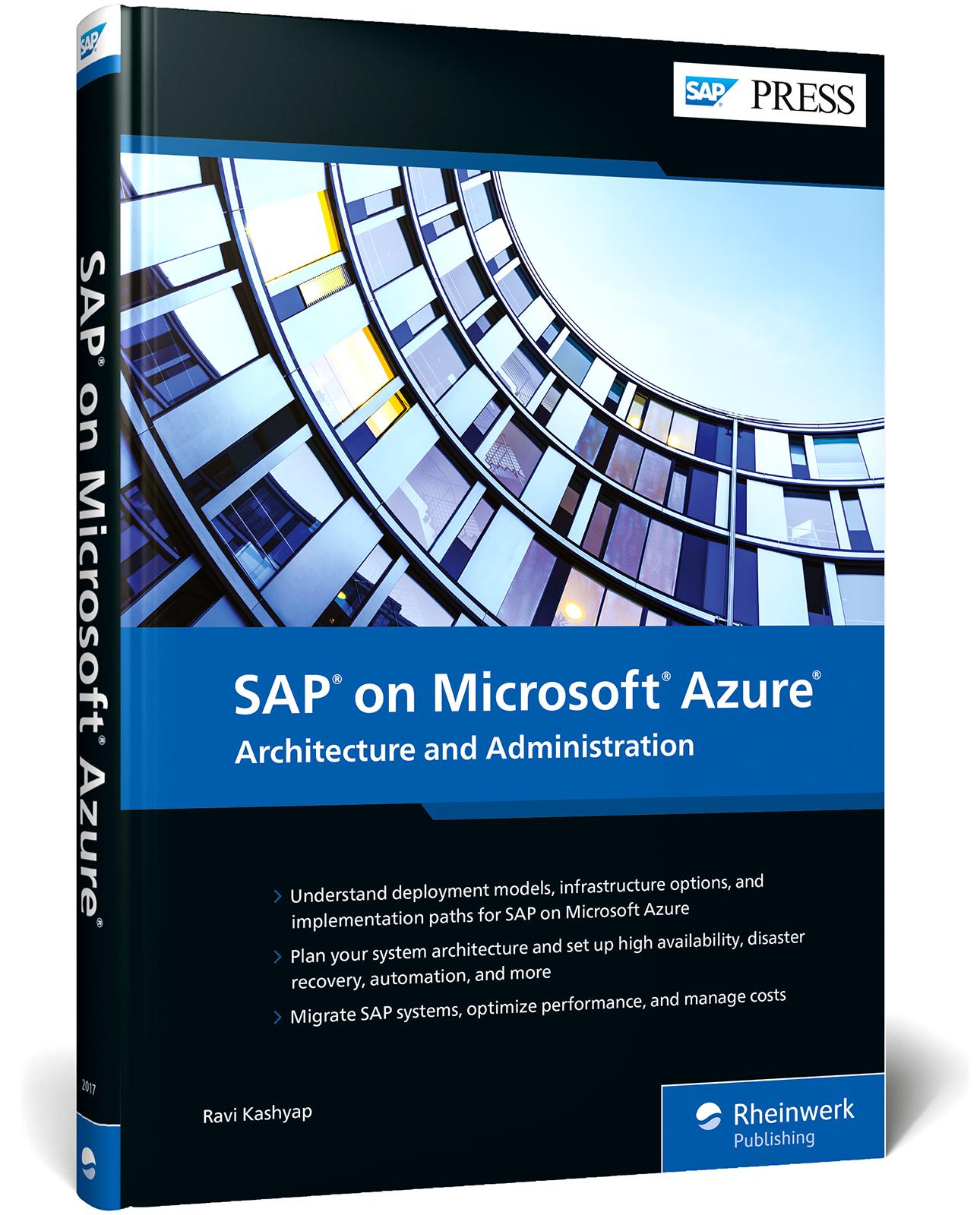 Vorderes Coverbild SAP on Microsoft Azure