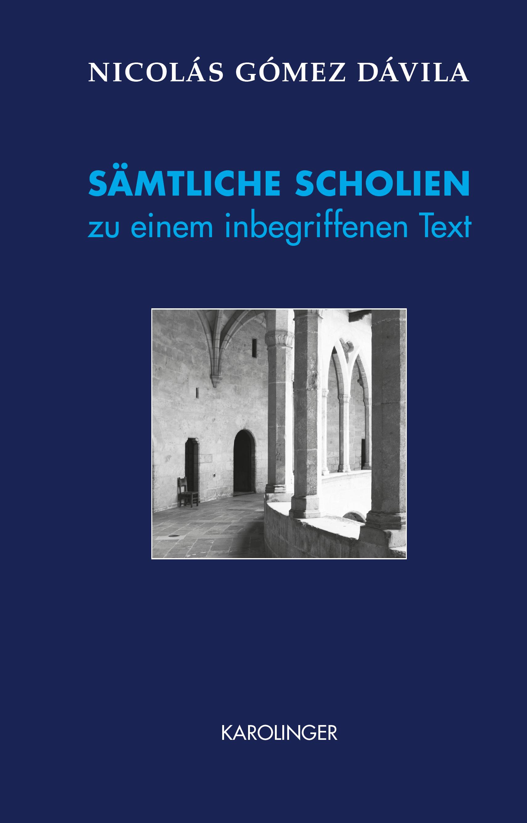 Vorderes Coverbild SÄMTLICHE SCHOLIEN zu einem inbegriffenen Text