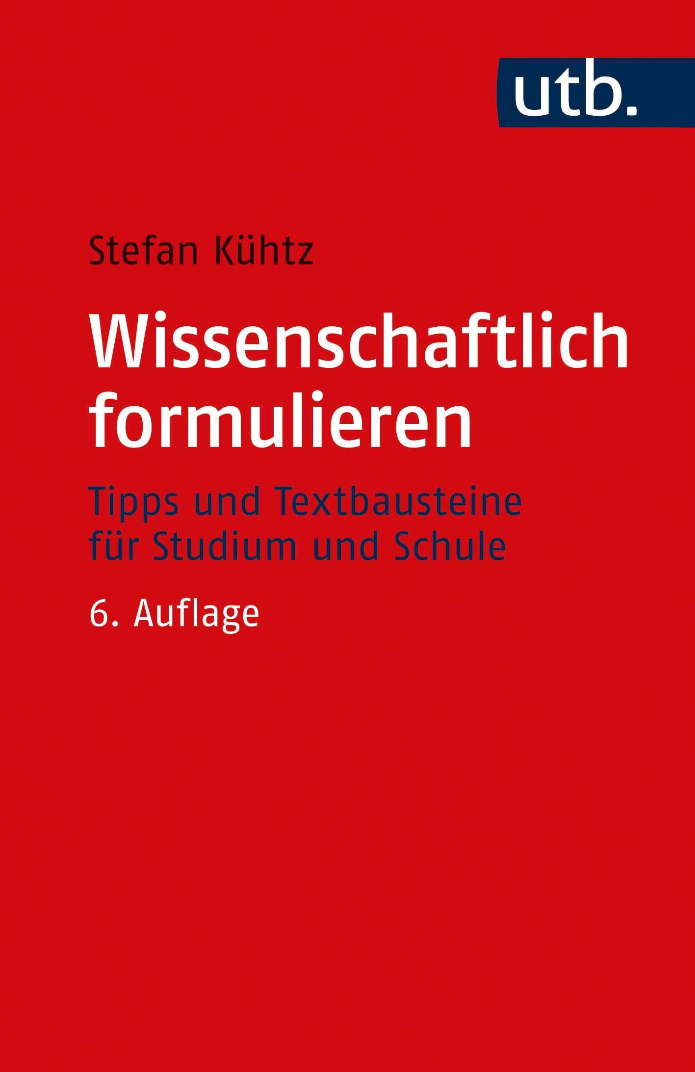 Vorderes Coverbild Wissenschaftlich formulieren