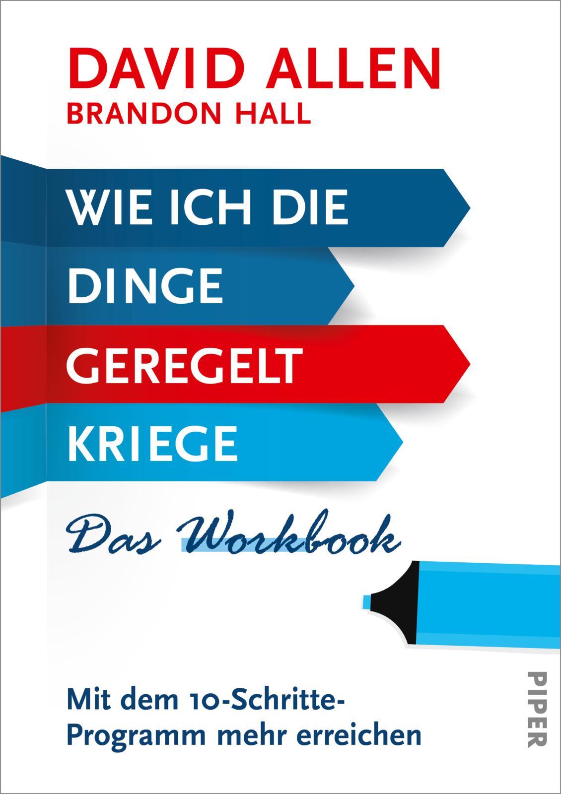 Vorderes Coverbild Wie ich die Dinge geregelt kriege - Das Workbook