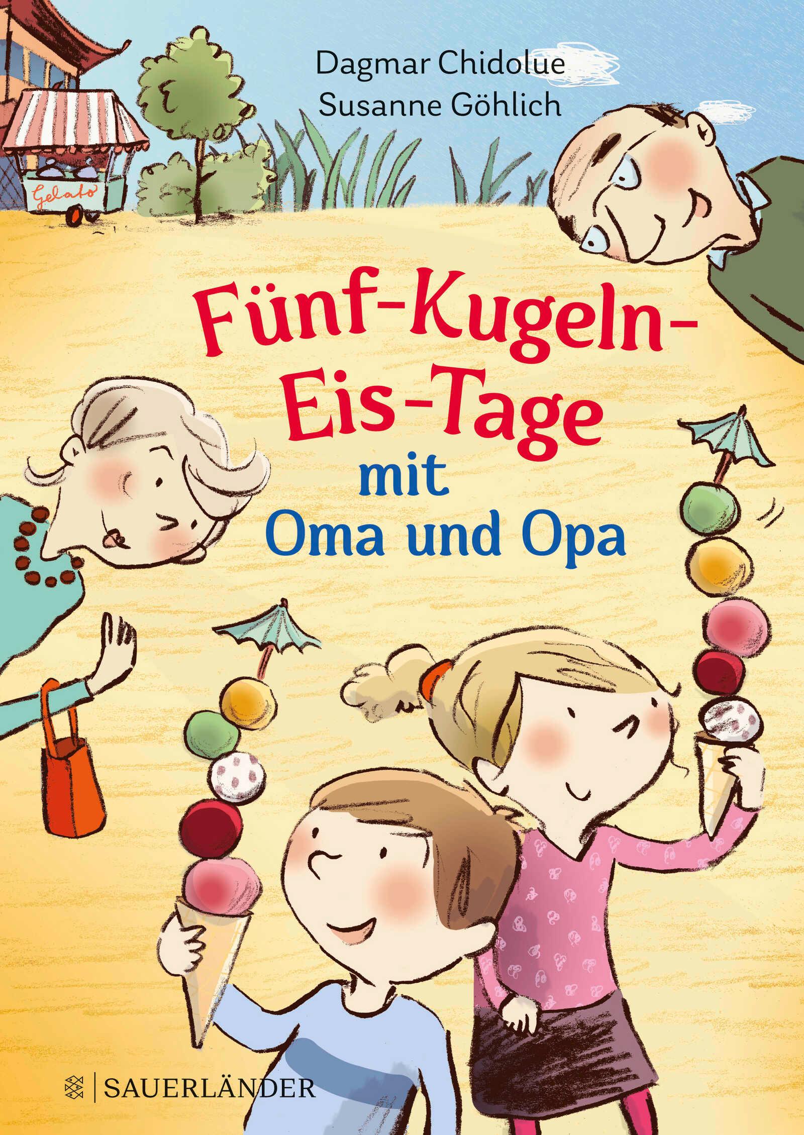 Vorderes Coverbild Fünf-Kugeln-Eis-Tage mit Oma und Opa