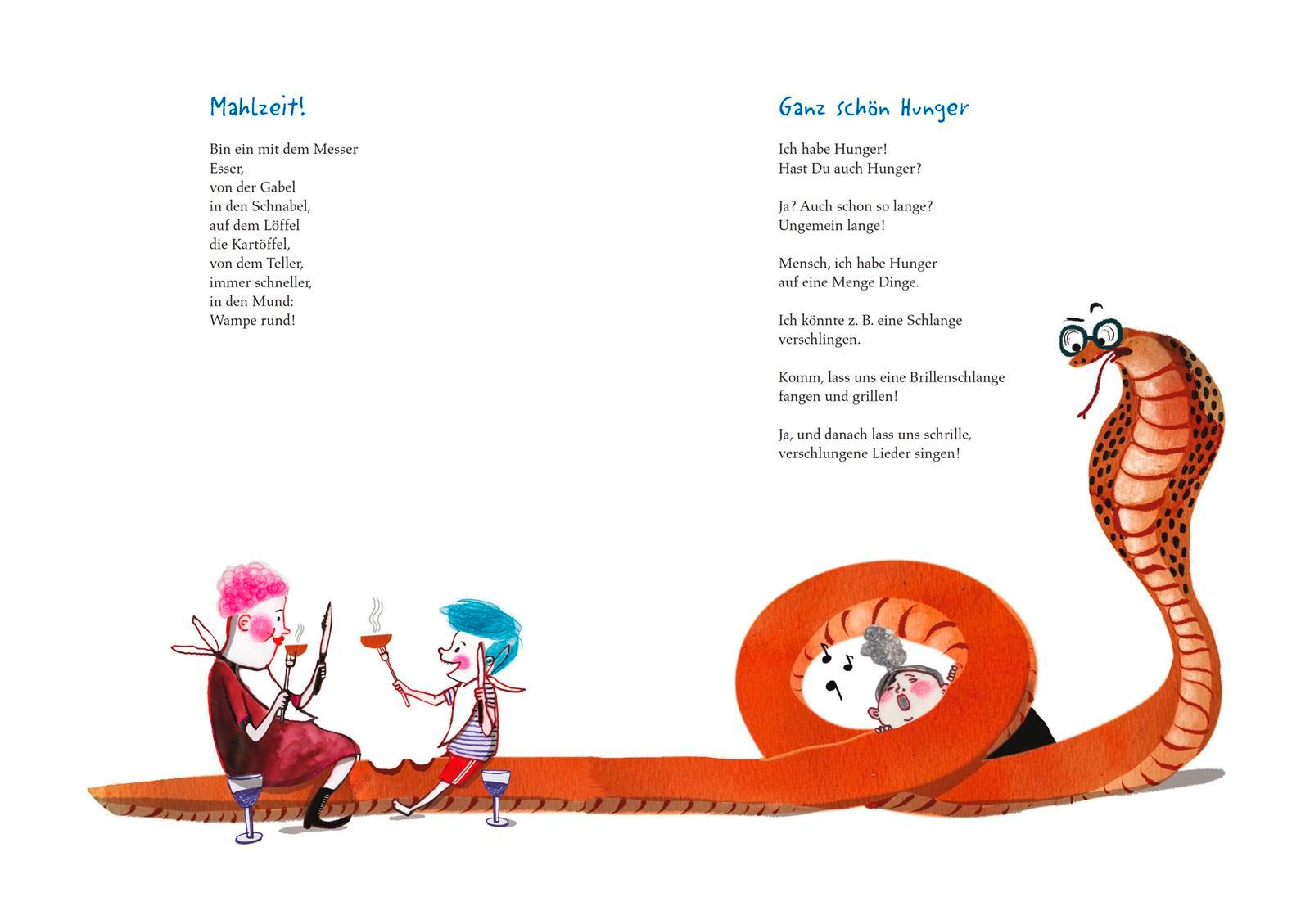 Beispielinhalt (Bild) Knackwurst und Rakete