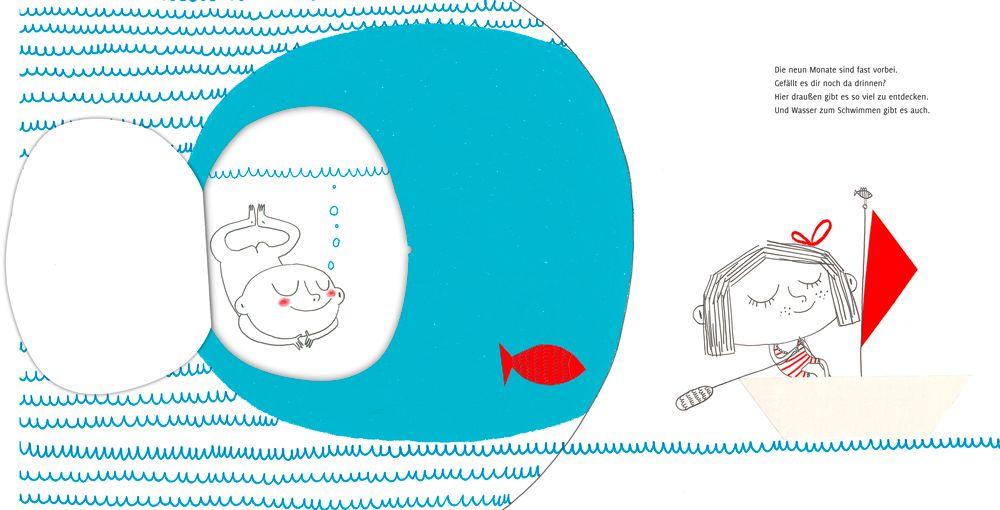 Beispielinhalt (Bild) Hallo du, in Mamas Bauch