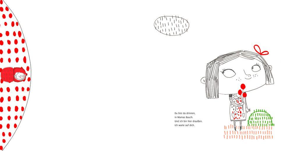 Beispielinhalt (Bild) Hallo du, in Mamas Bauch