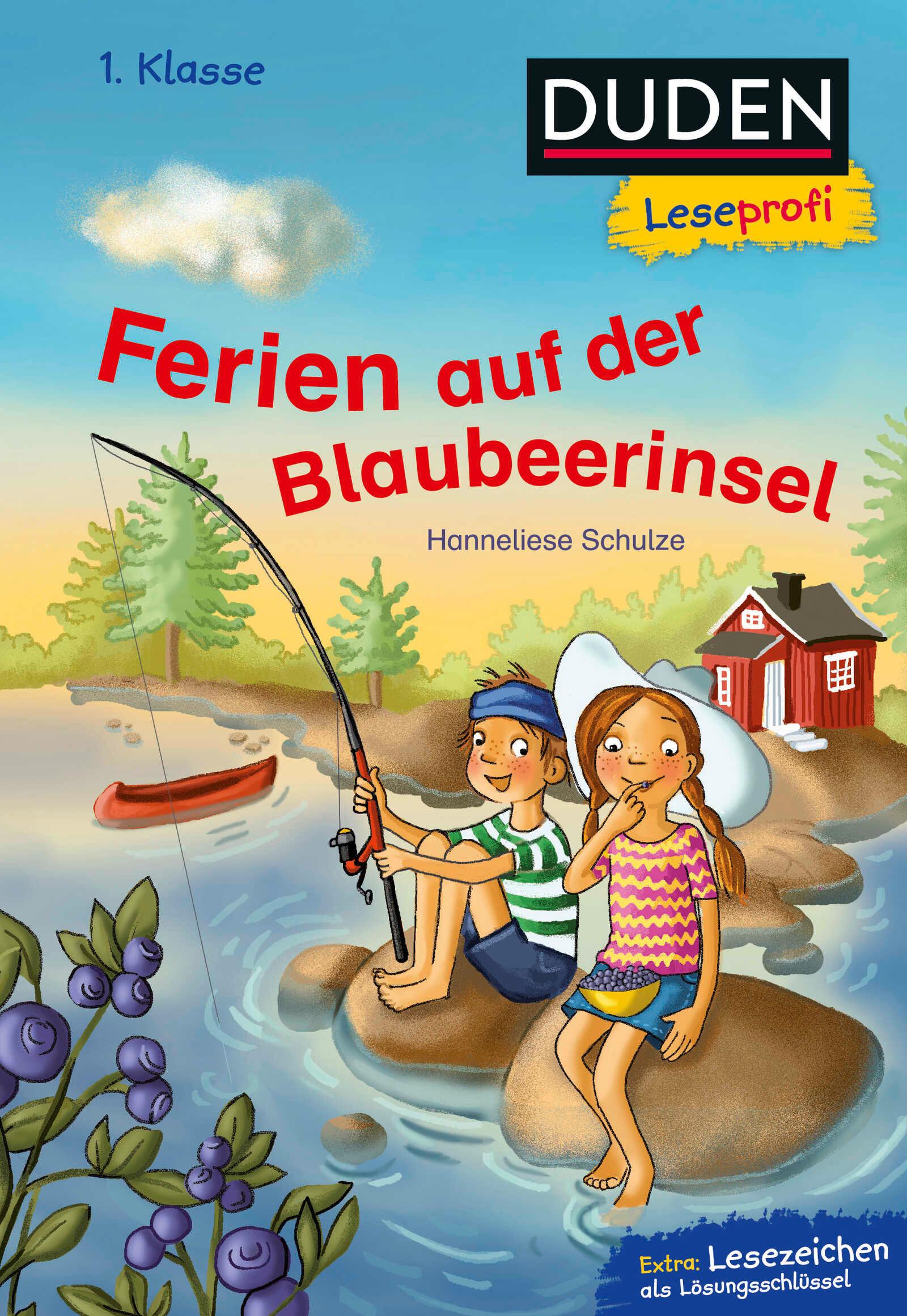 Vorderes Coverbild Duden Leseprofi - Ferien auf der Blaubeerinsel, 1. Klasse