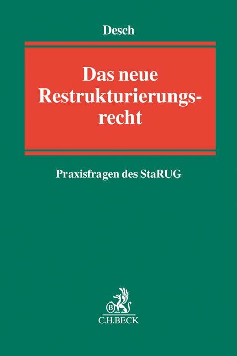 Vorderes Coverbild Das neue Restrukturierungsrecht