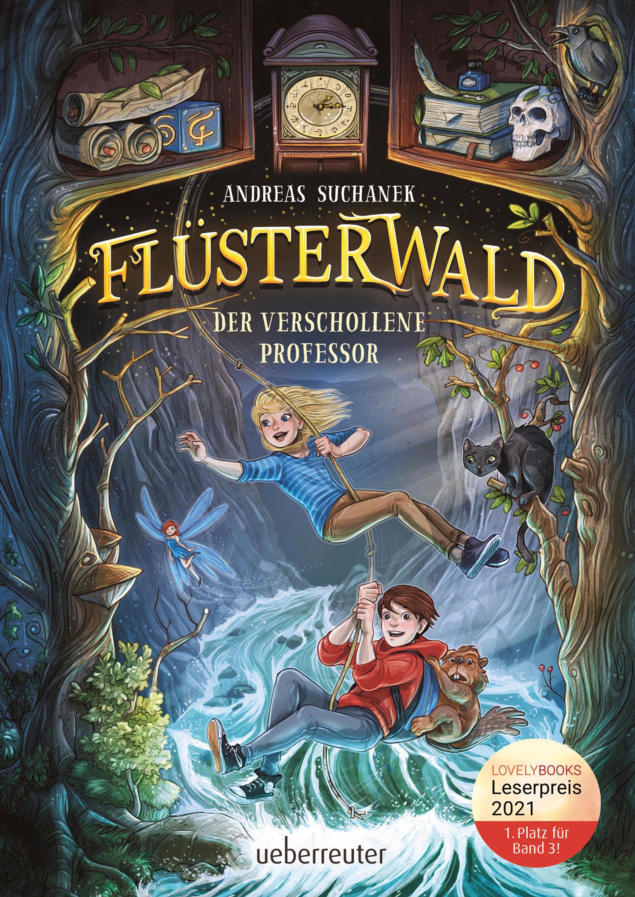 Vorderes Coverbild Flüsterwald - Der verschollene Professor (Flüsterwald, Staffel I, Bd. 2)