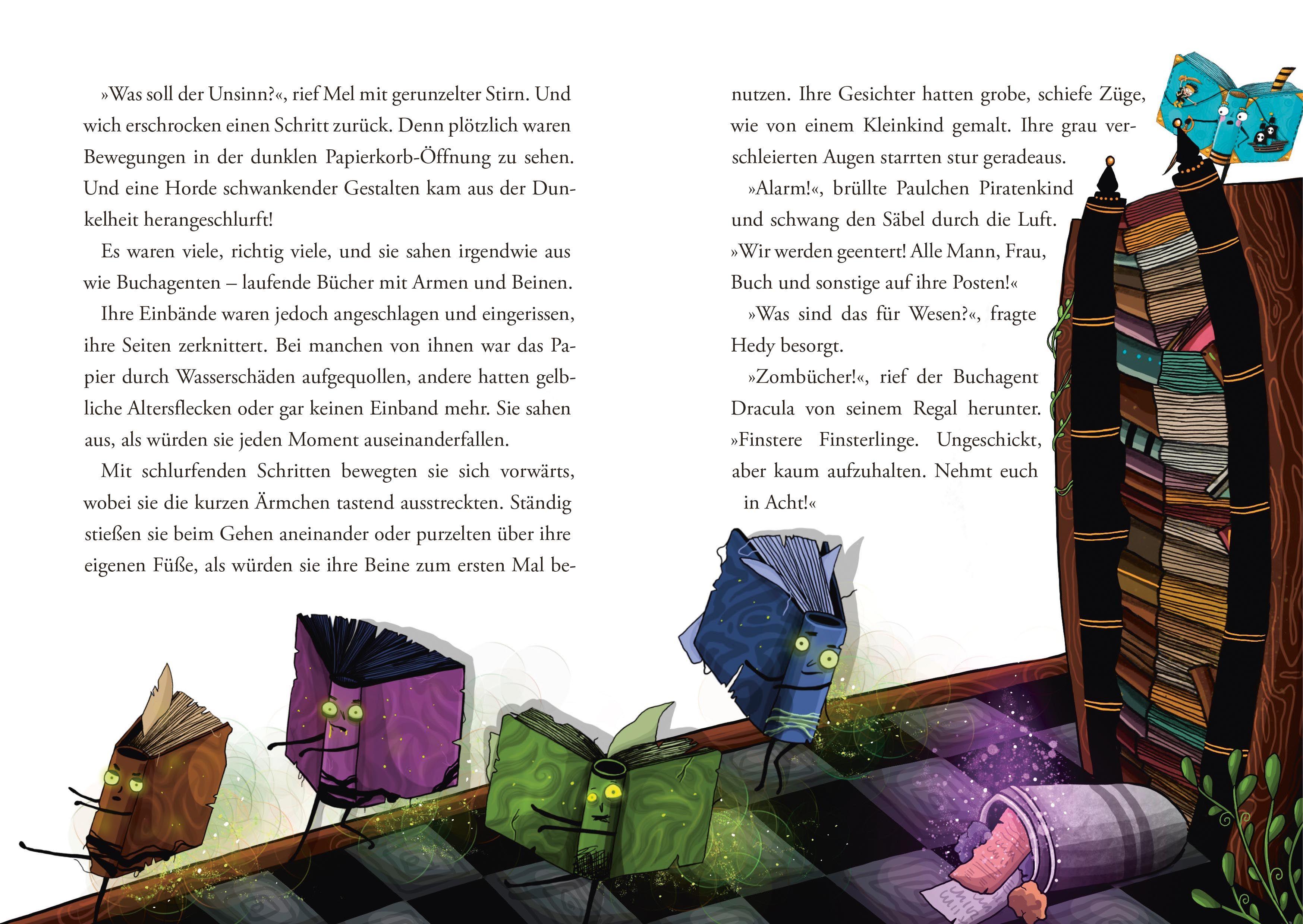 Beispielinhalt (Bild) Die 2. Mission der tollkühnen Bücher