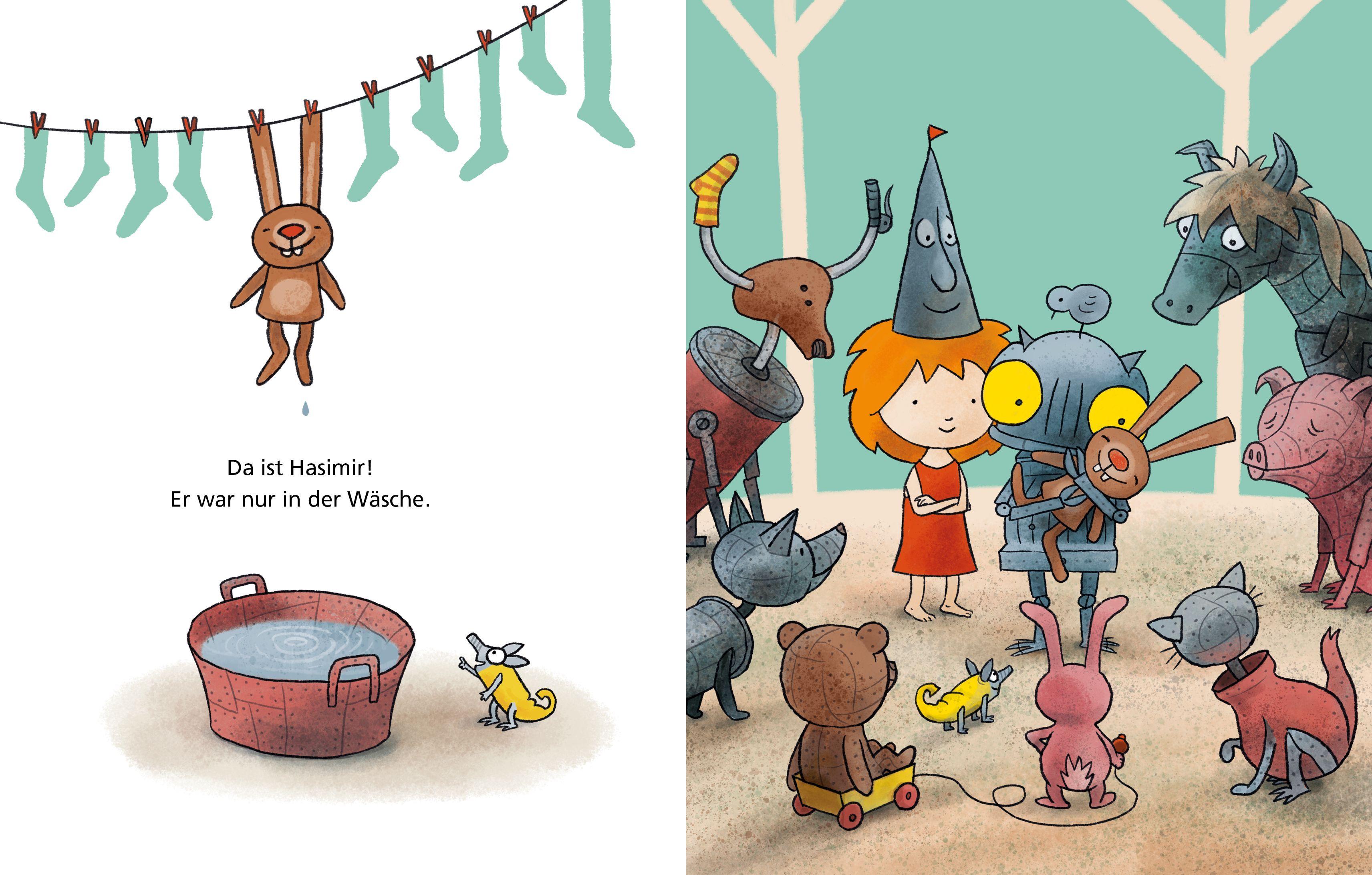 Beispielinhalt (Bild) Ritterchen Rost - Such mit mir mein Kuscheltier: Pappbilderbuch (Ritterchen Rost)