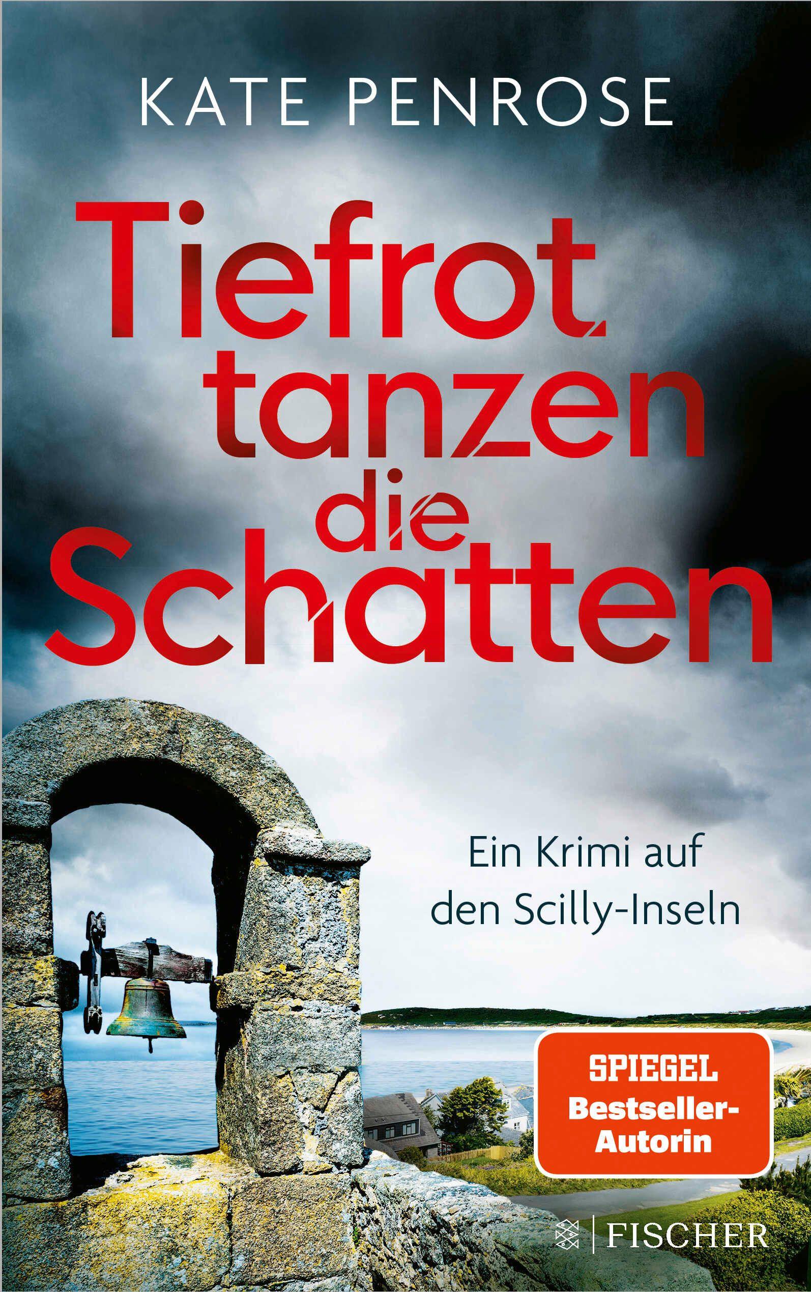 Vorderes Coverbild Tiefrot tanzen die Schatten