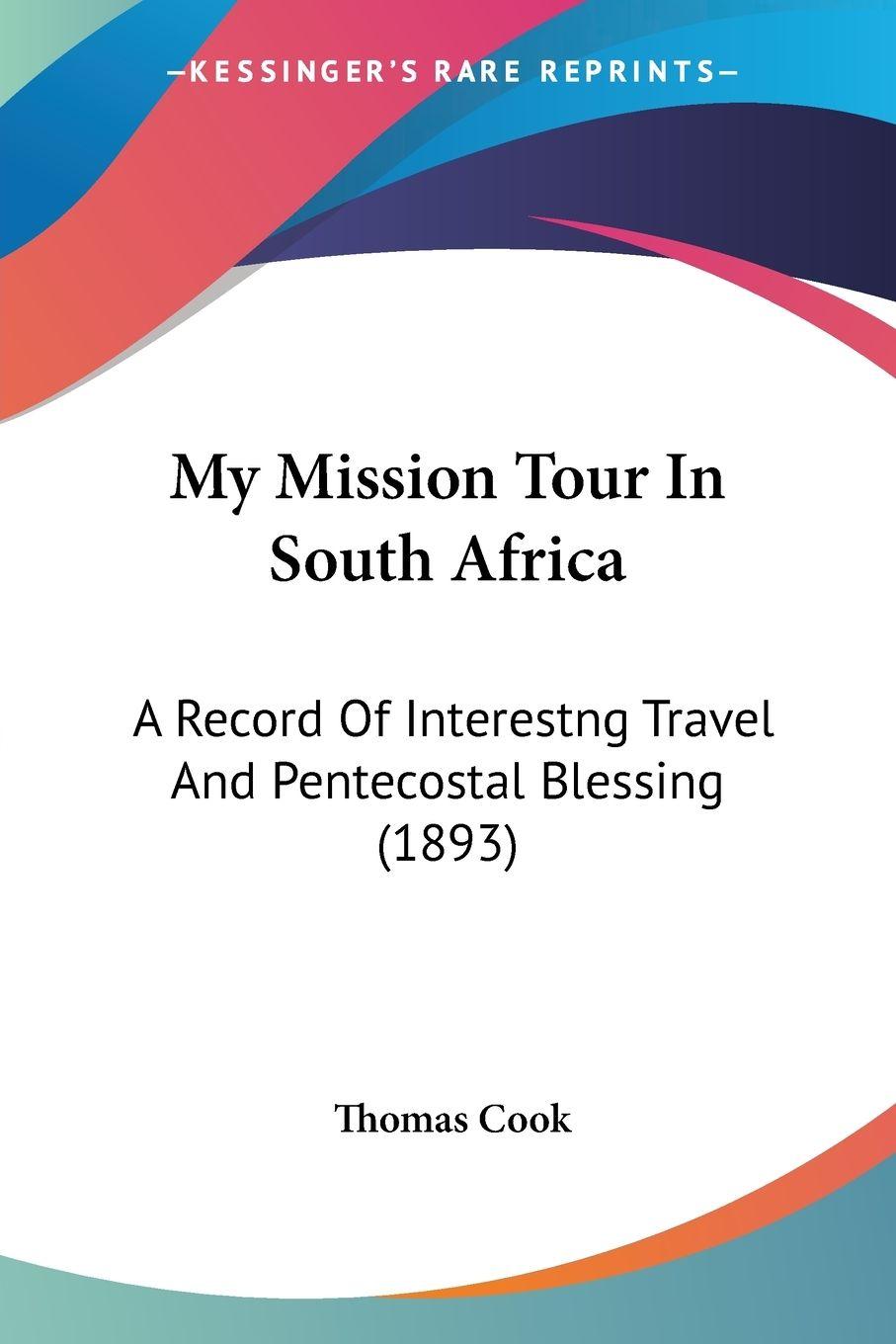Vorderes Coverbild My Mission Tour In South Africa