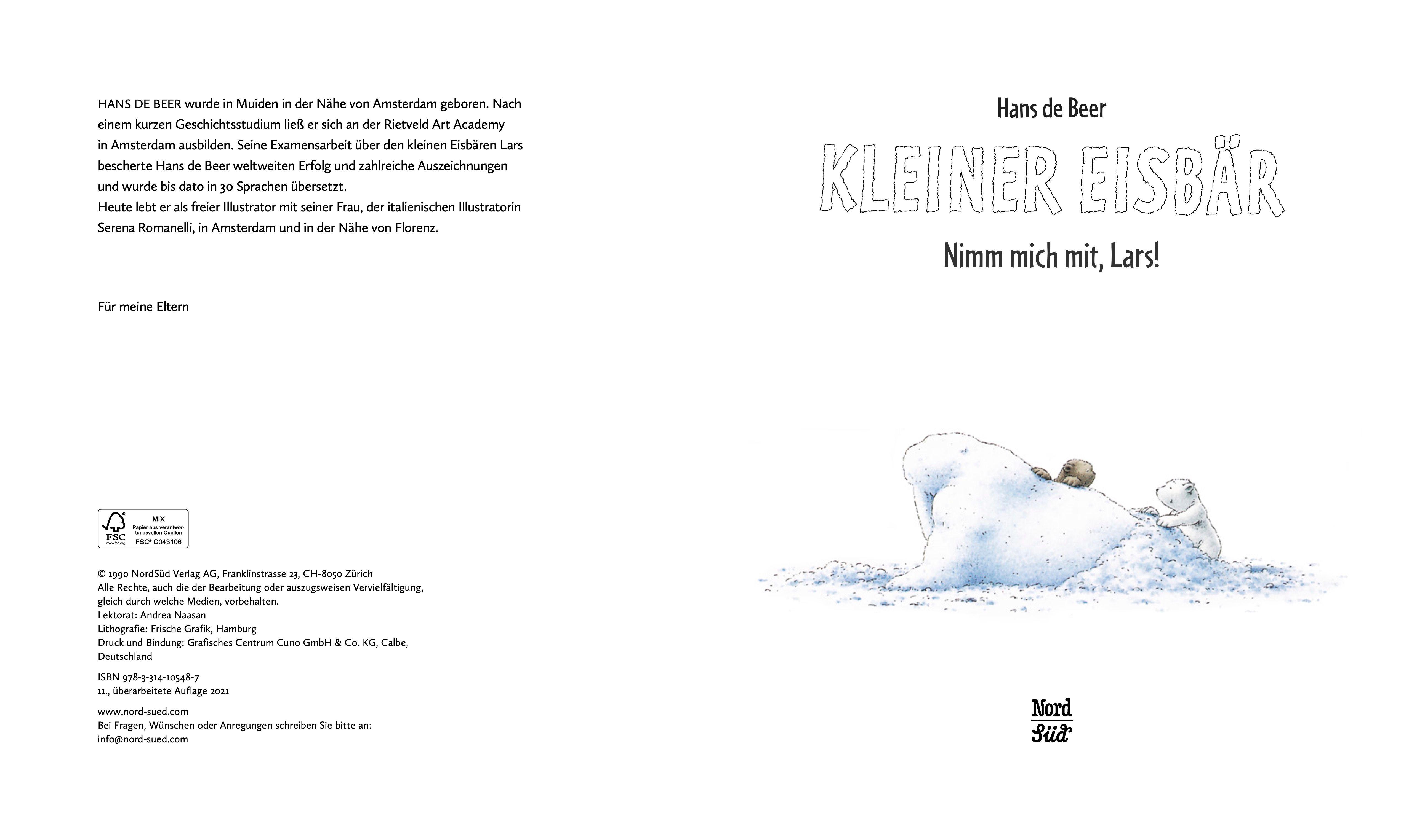 Beispielinhalt (Bild) Kleiner Eisbär. Nimm mich mit!