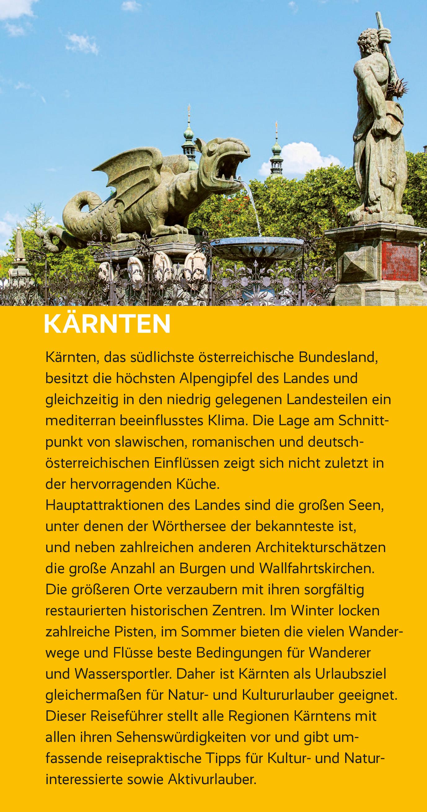 Beispielinhalt (Bild) TRESCHER Reiseführer Kärnten