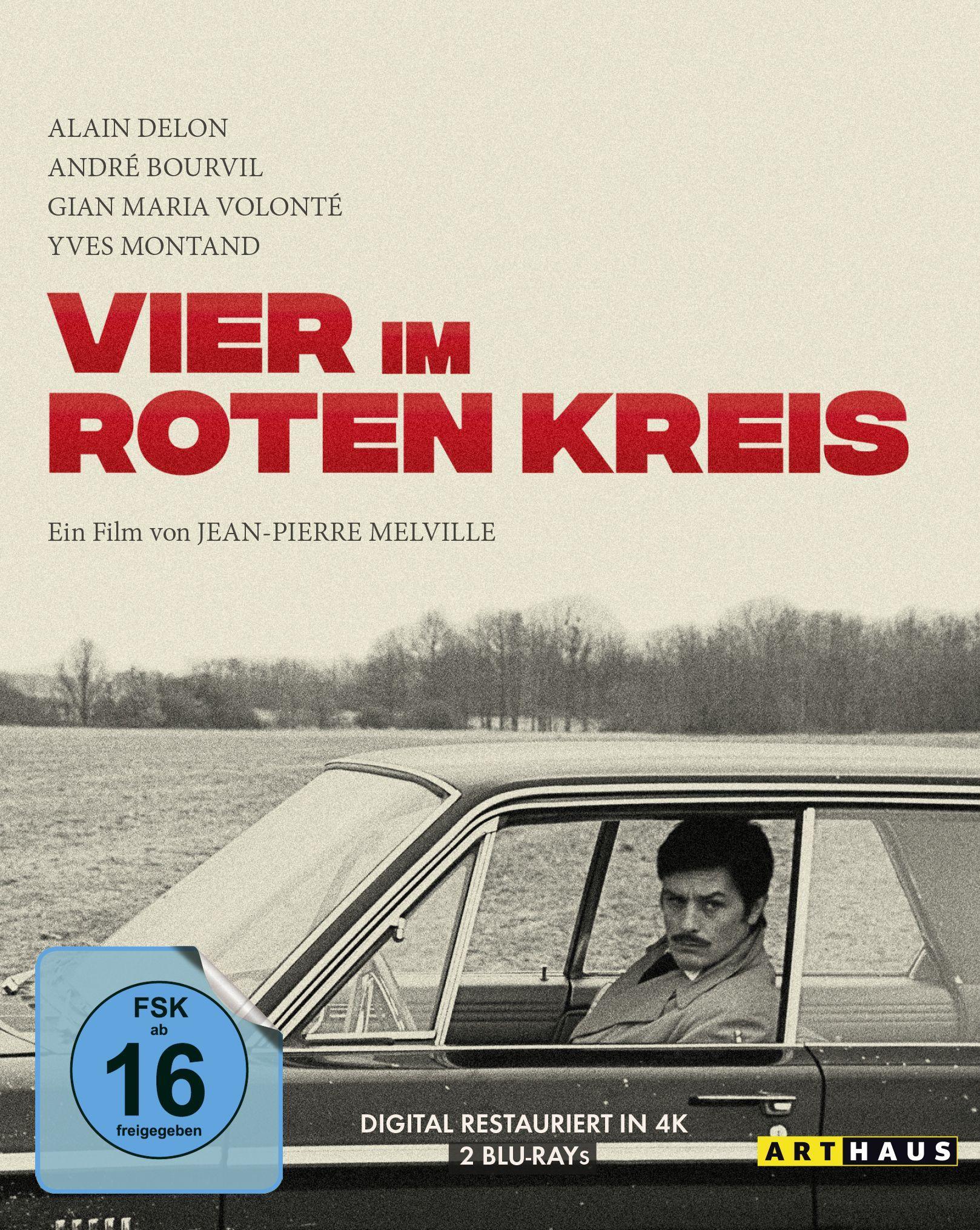 Vorderes Coverbild Vier im roten Kreis