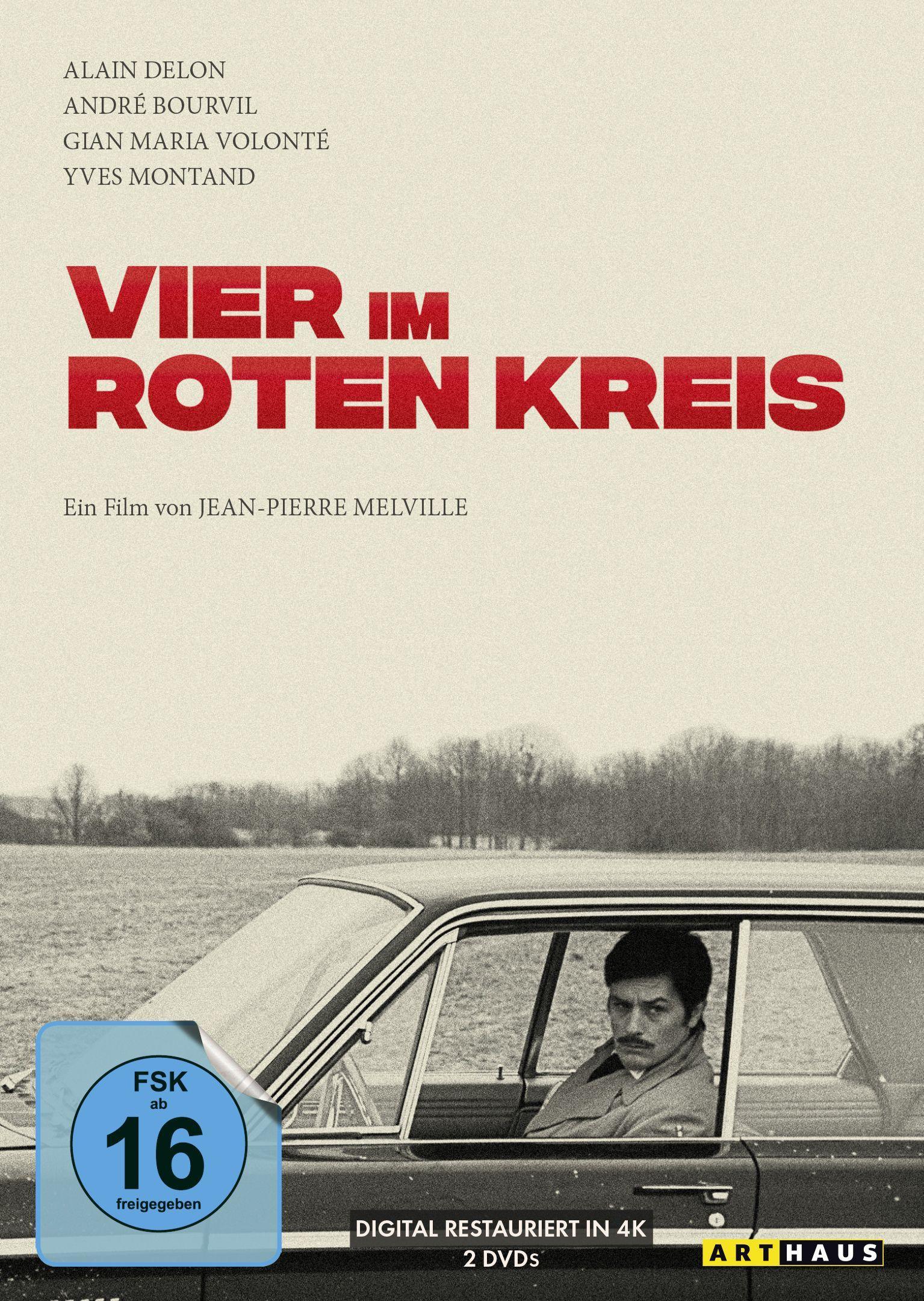 Vorderes Coverbild Vier im roten Kreis