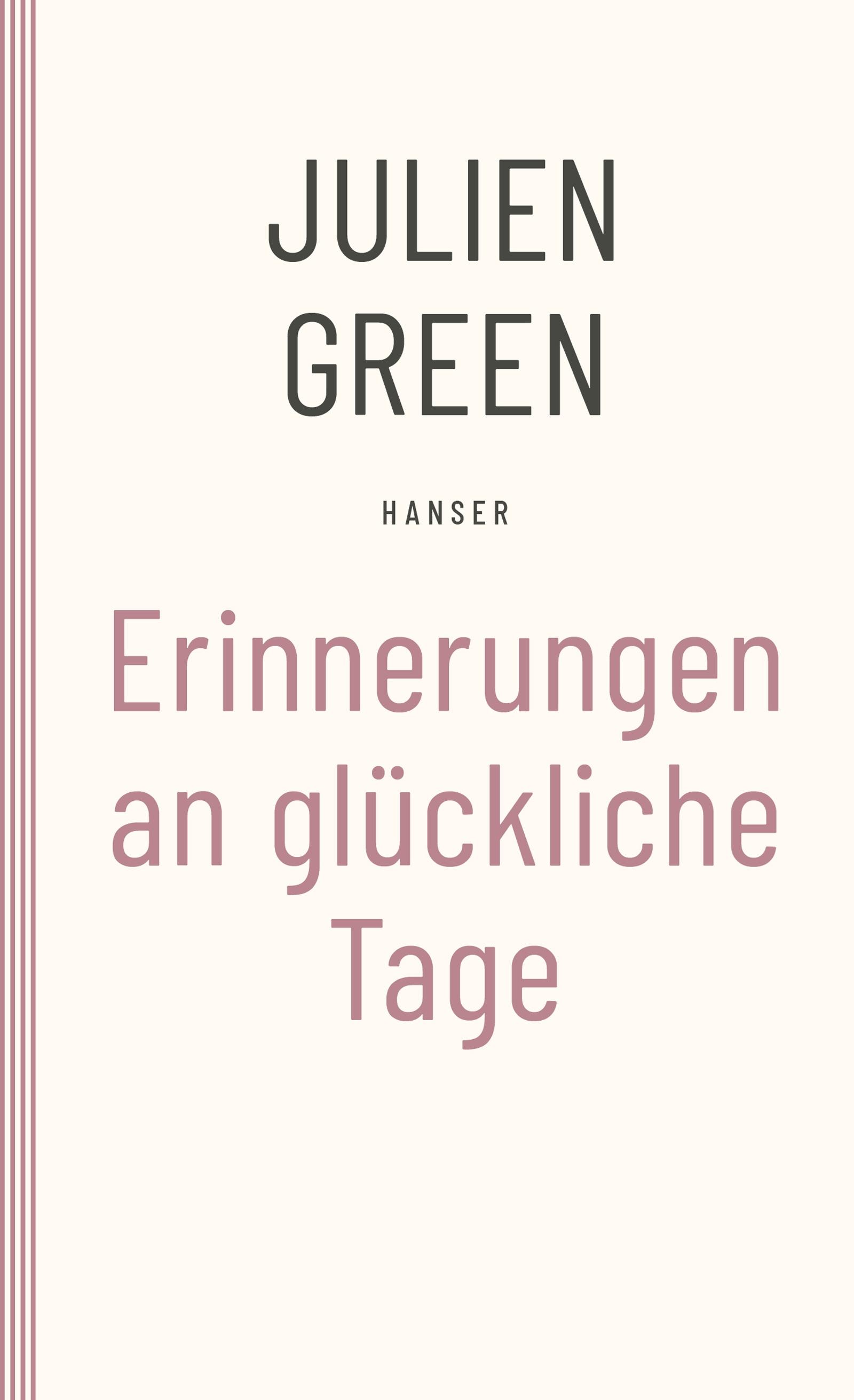 Vorderes Coverbild Erinnerungen an glückliche Tage
