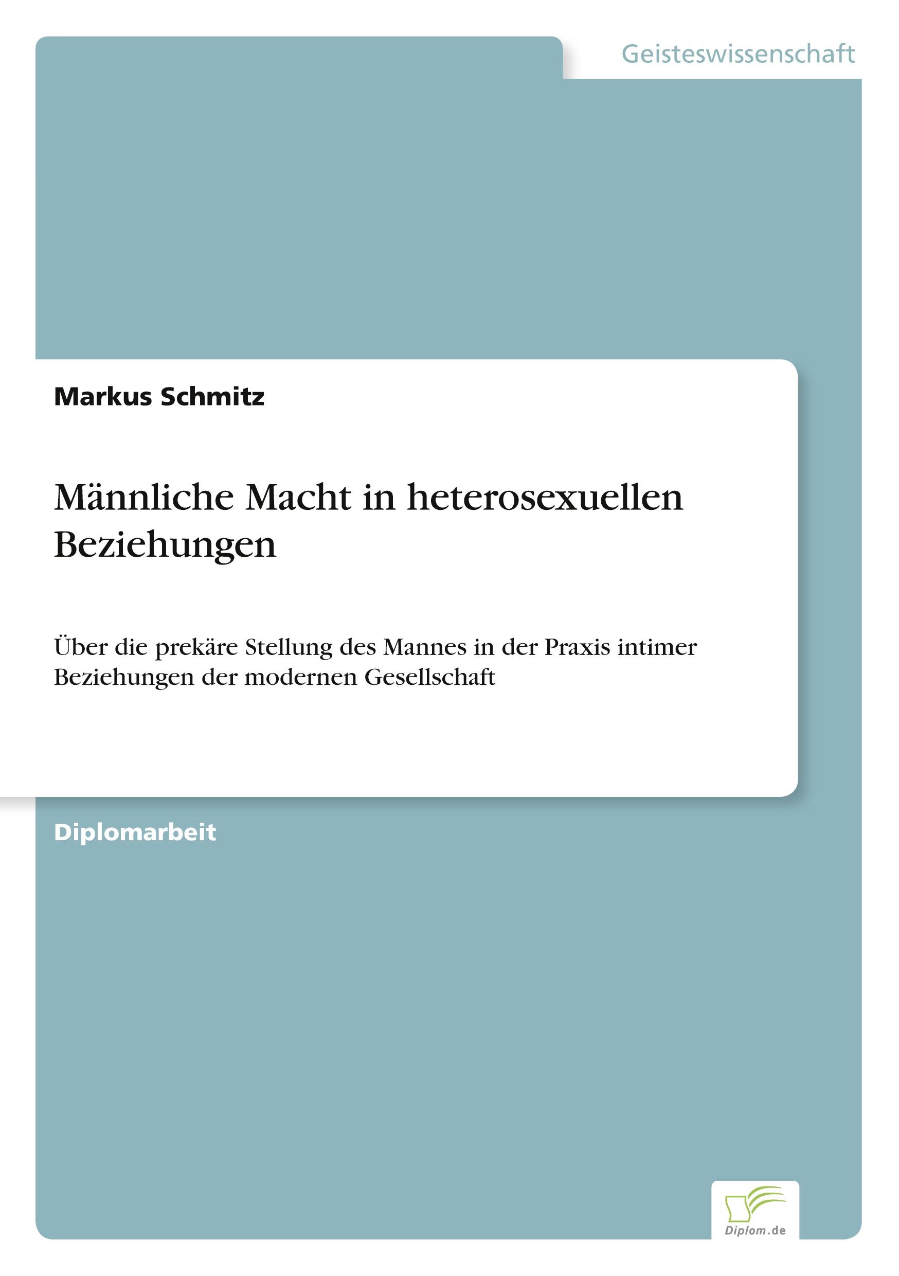 Vorderes Coverbild Männliche Macht in heterosexuellen Beziehungen