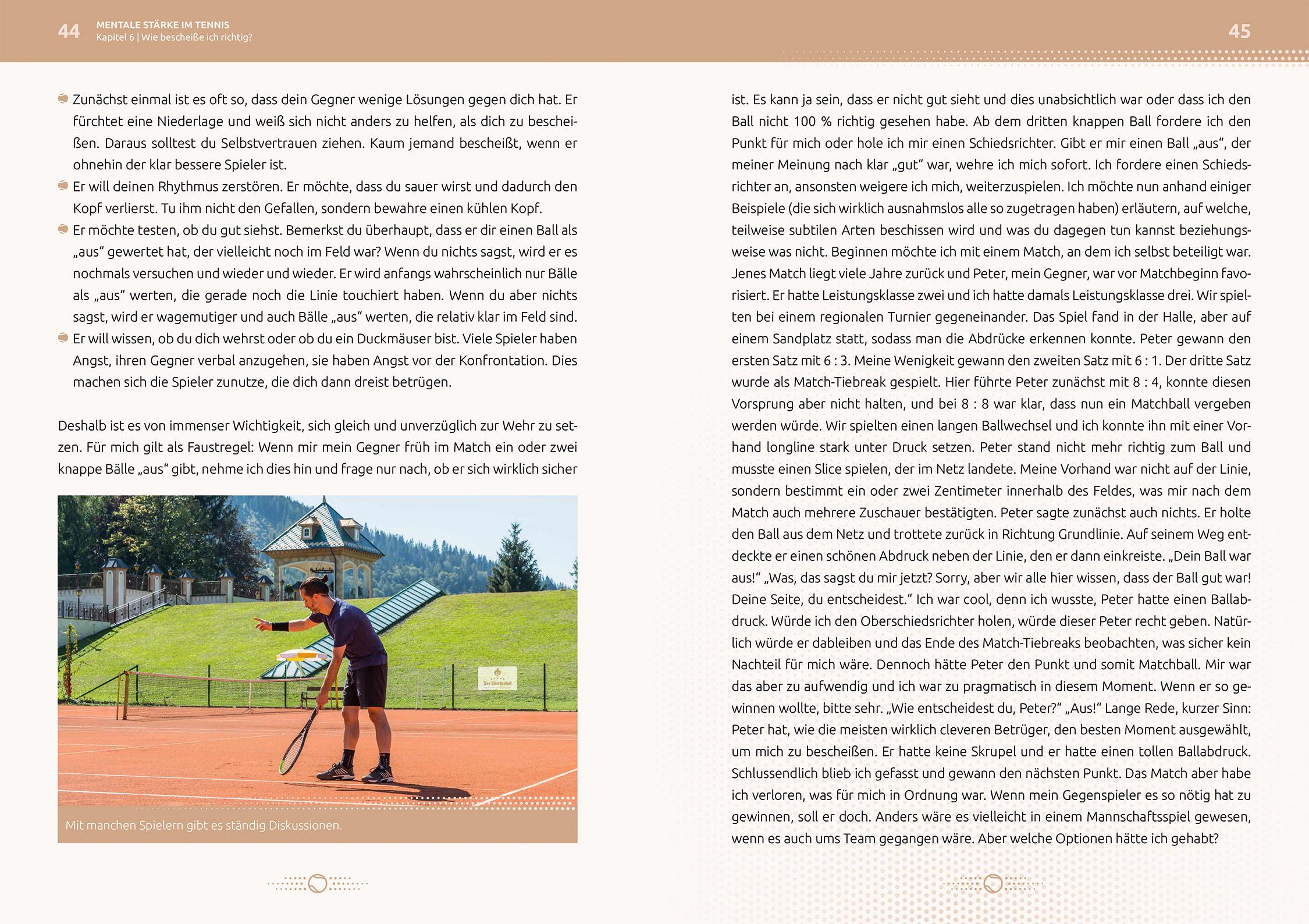 Beispielinhalt (Bild) Mentale Stärke im Tennis
