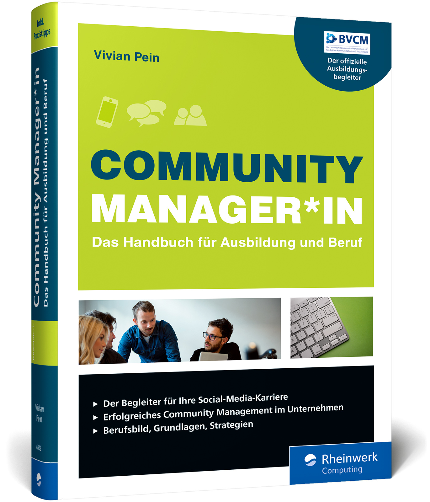 Vorderes Coverbild Community Manager*in