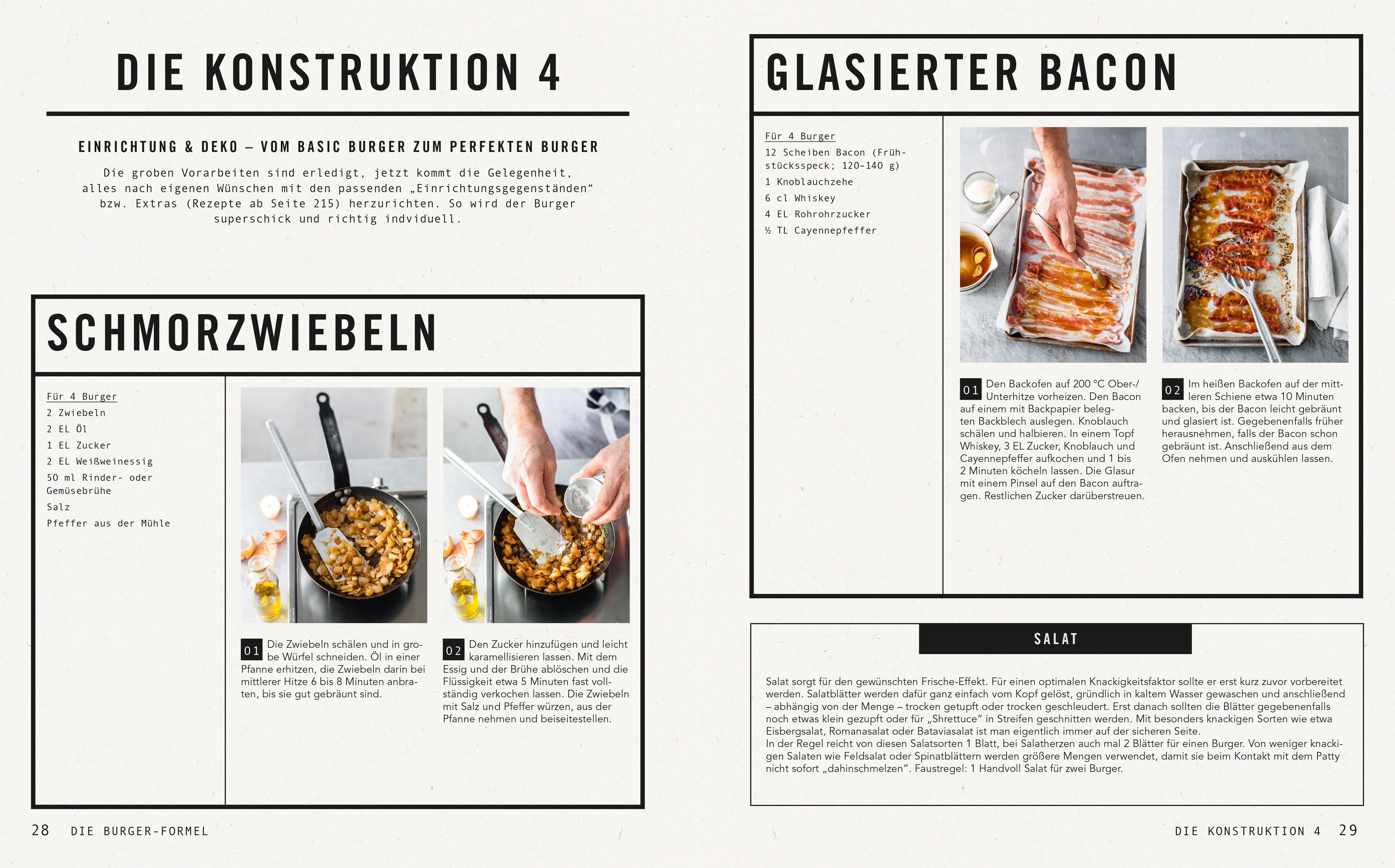 Beispielinhalt (Bild) Die Burger-Formel