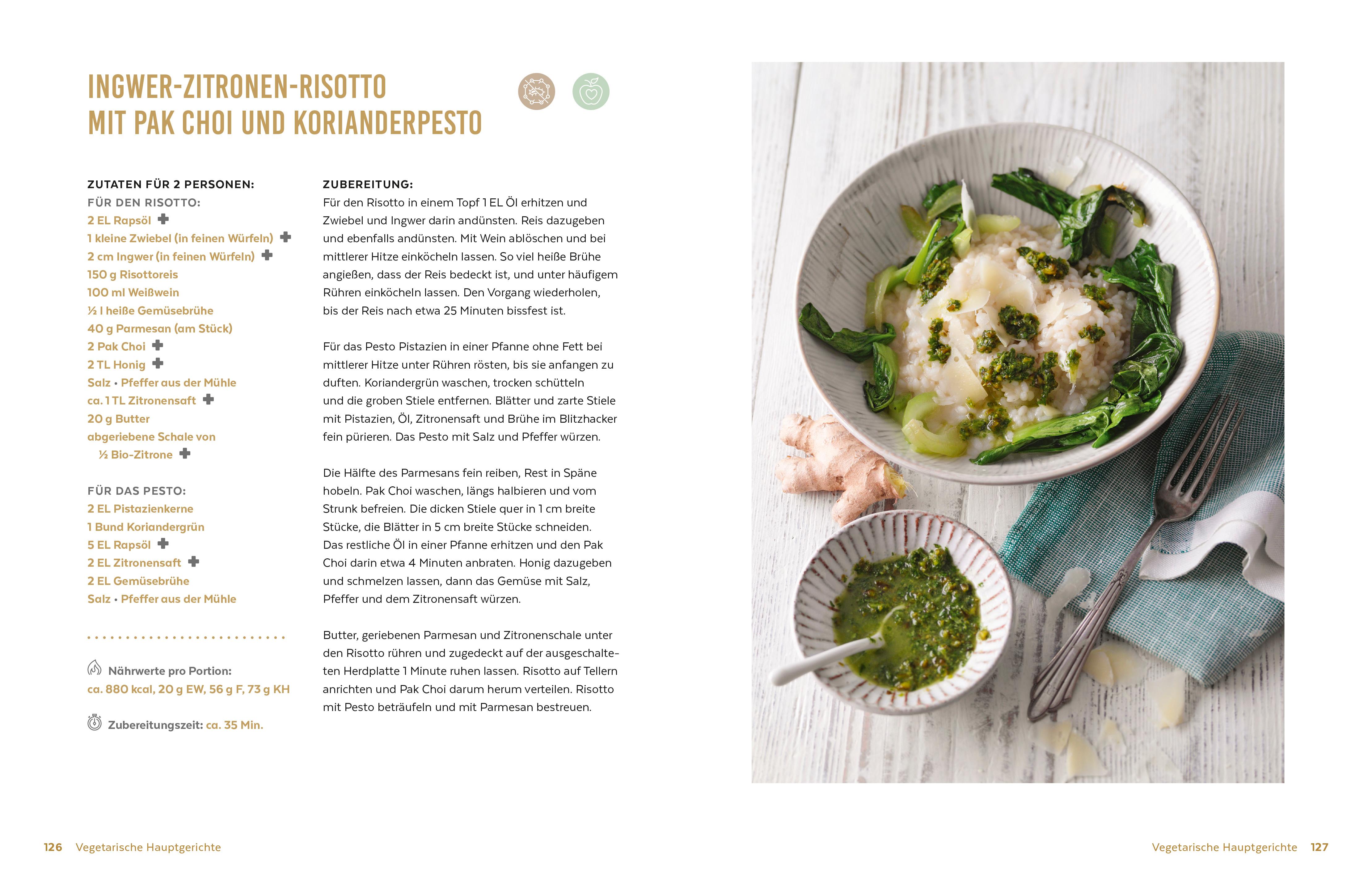 Beispielinhalt (Bild) Heilen mit Lebensmitteln - Das Kochbuch