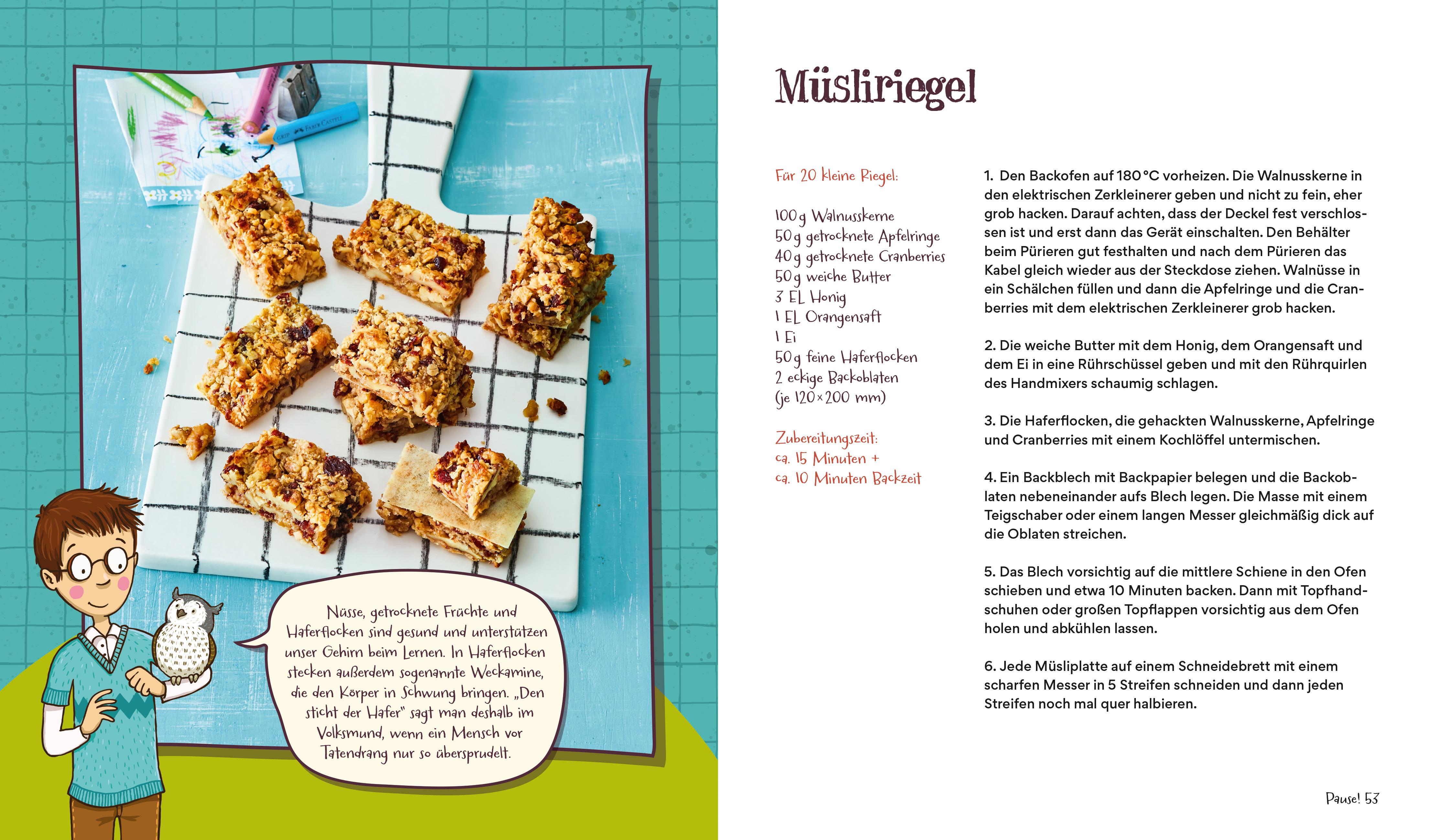 Beispielinhalt (Bild) Die Schule der magischen Tiere - Das Kochbuch