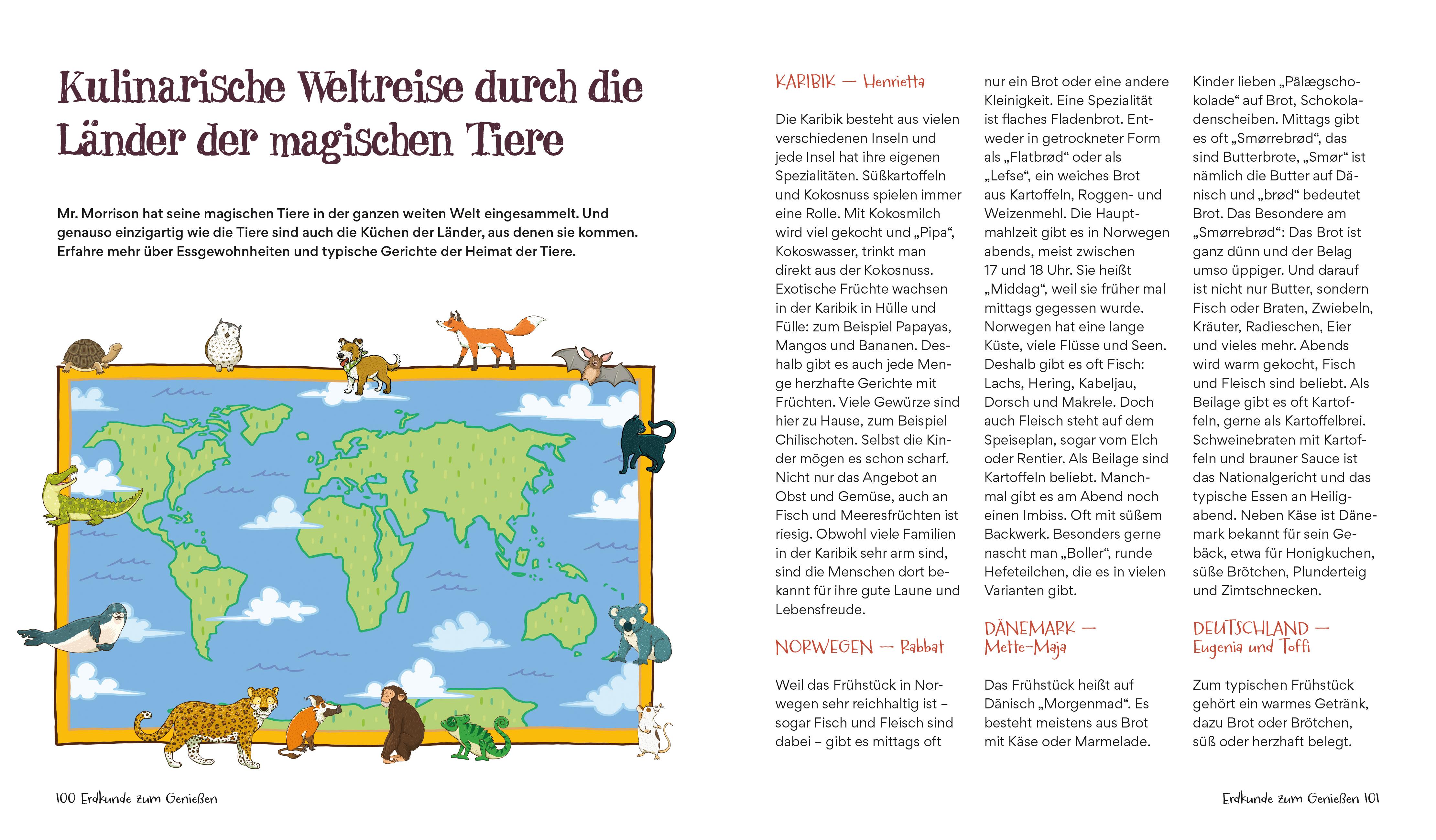 Beispielinhalt (Bild) Die Schule der magischen Tiere - Das Kochbuch