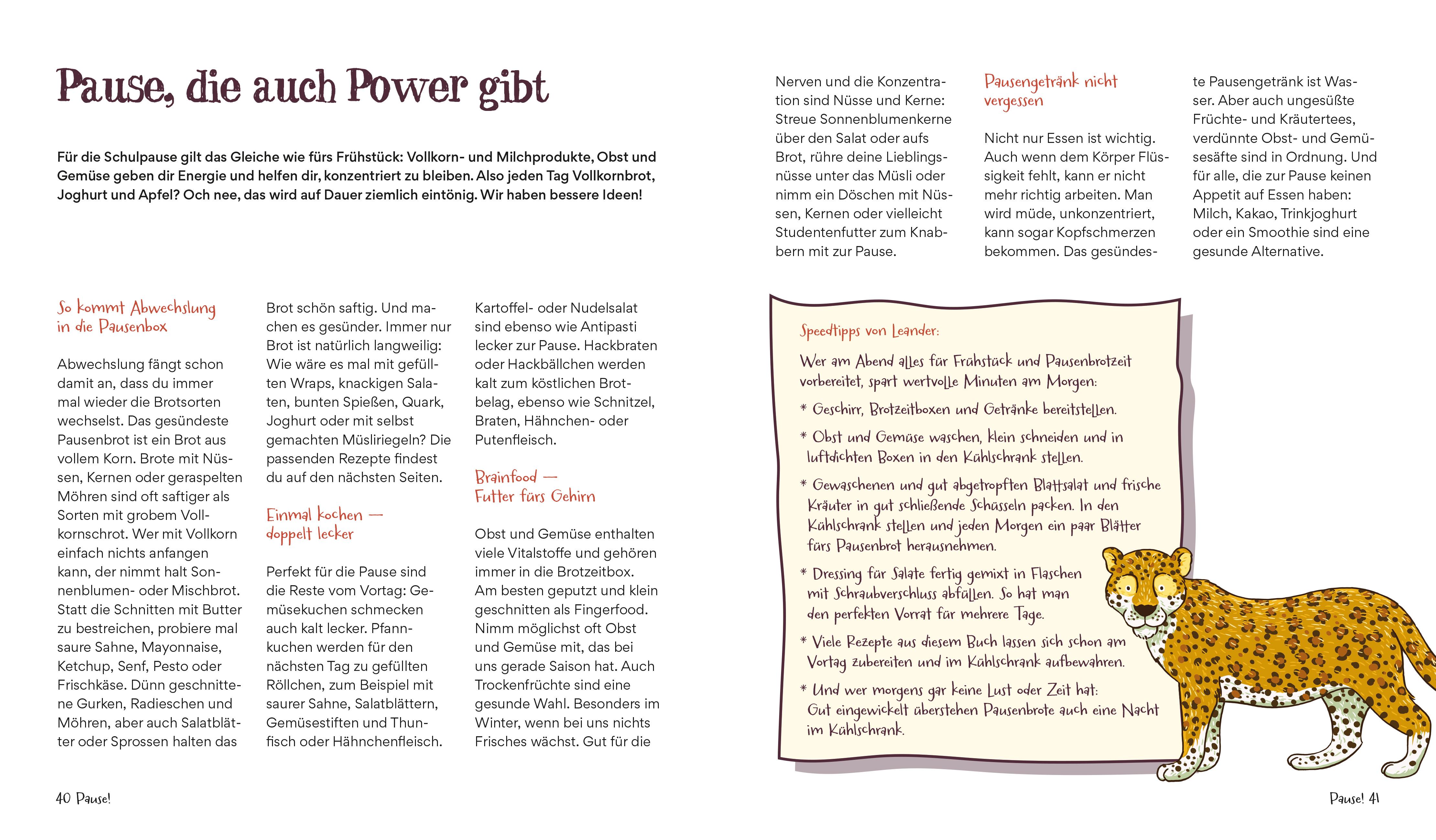 Beispielinhalt (Bild) Die Schule der magischen Tiere - Das Kochbuch