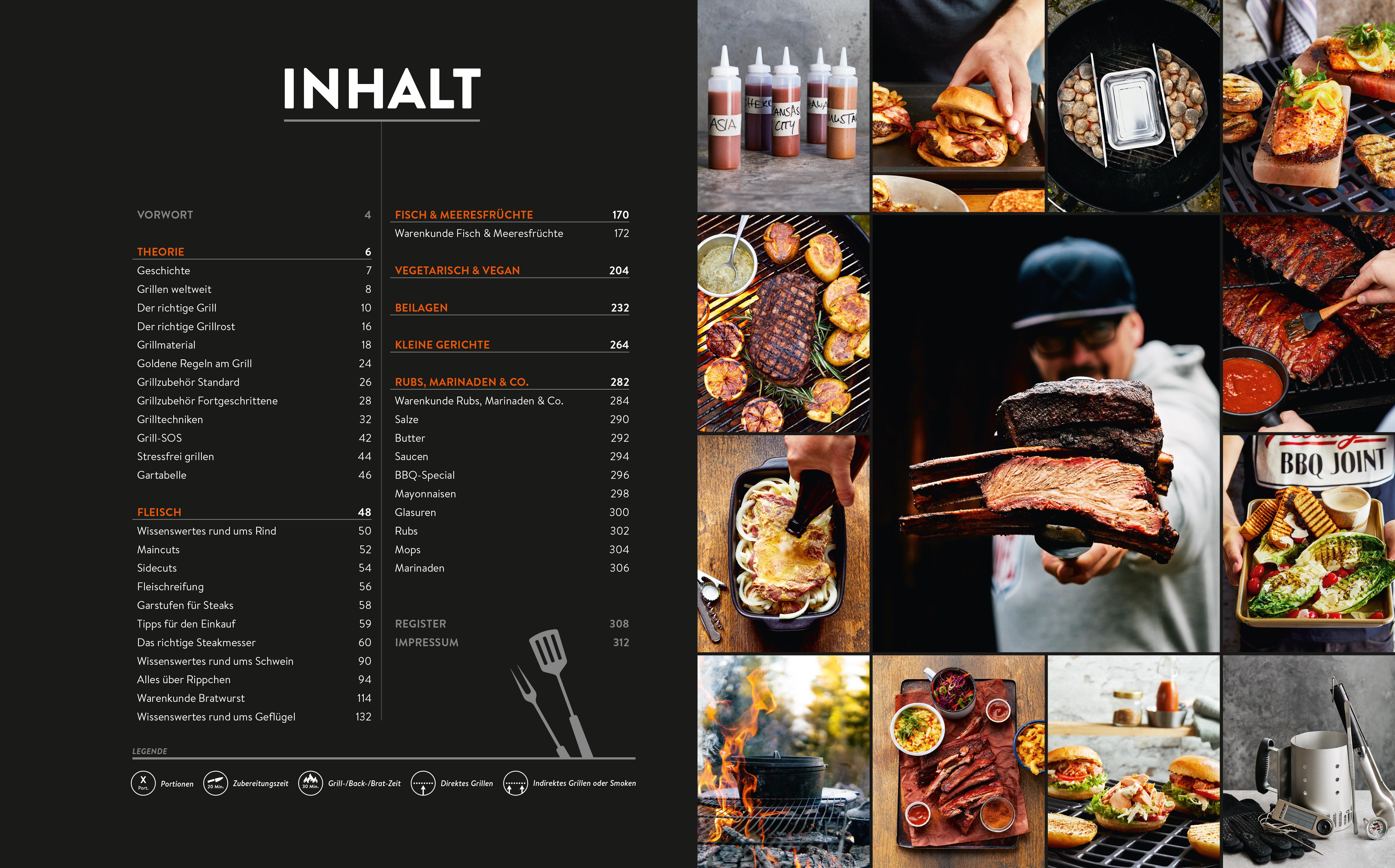 Beispielinhalt (Bild) Grillen