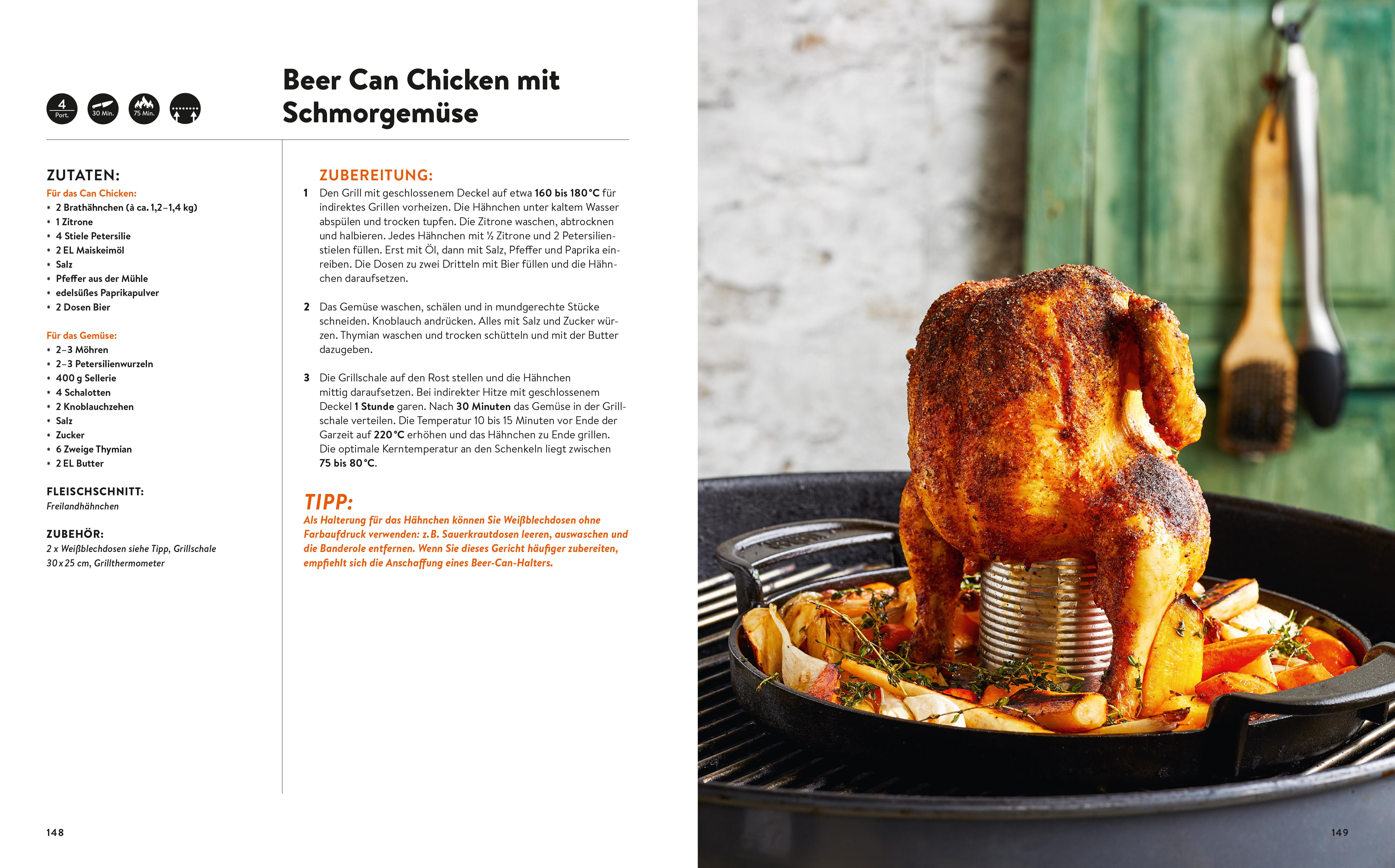 Beispielinhalt (Bild) Grillen