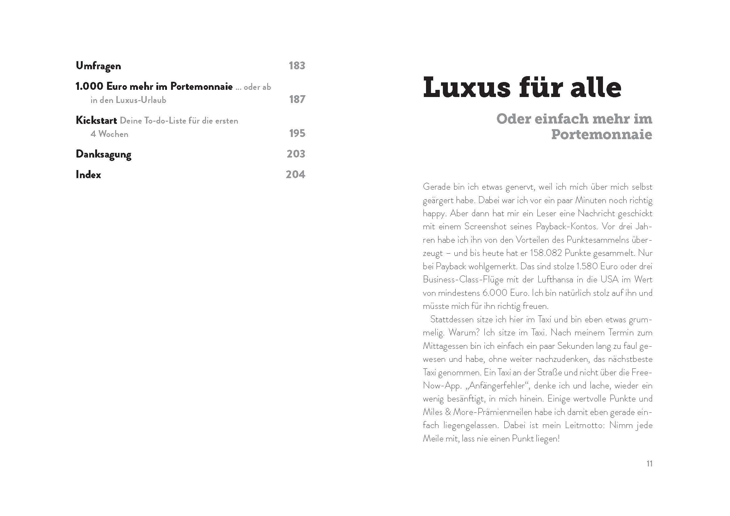 Beispielinhalt (Bild) Richtig Geld sparen mit Payback & Co.