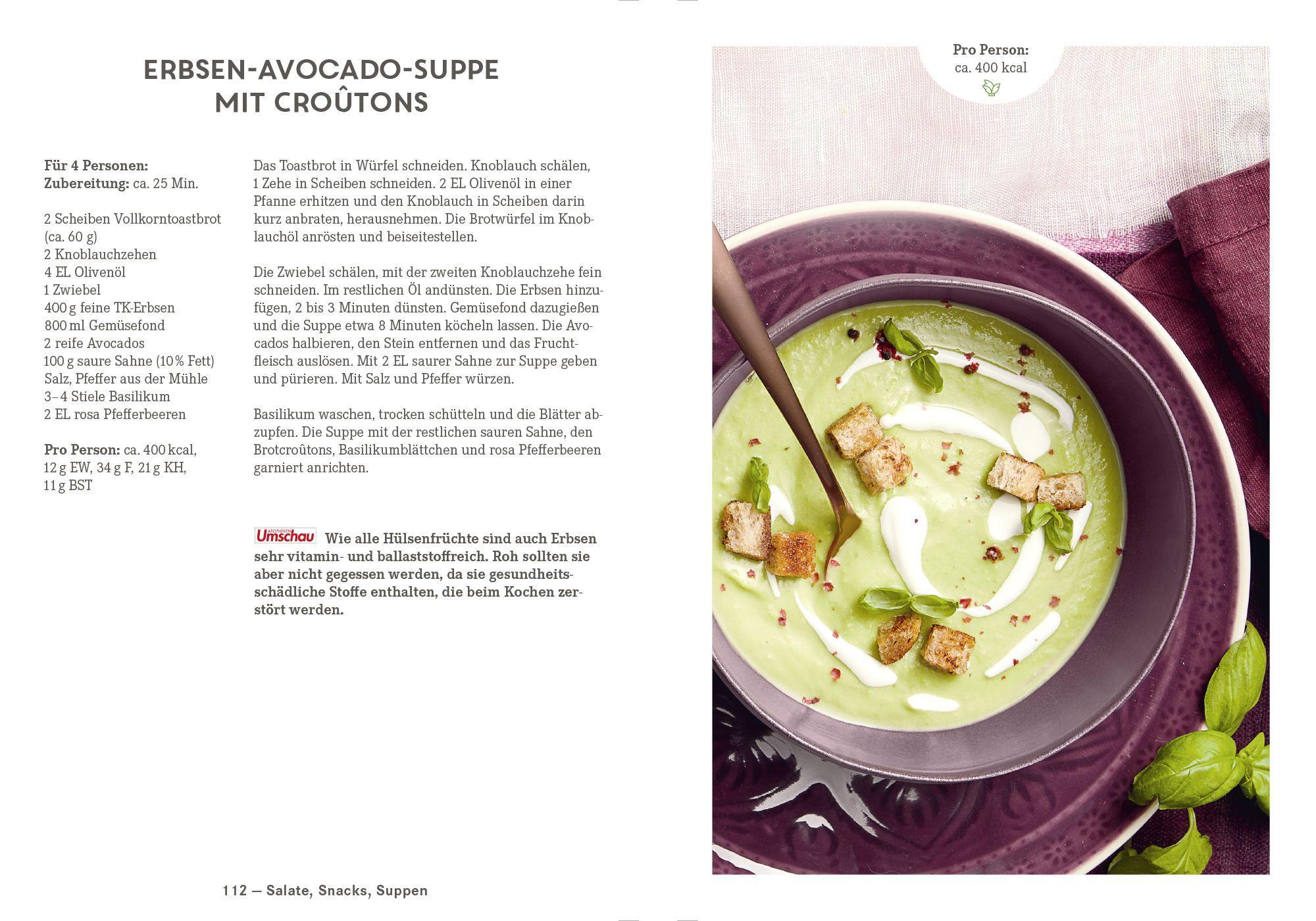 Beispielinhalt (Bild) Apotheken Umschau: Essen gegen Entzündungen