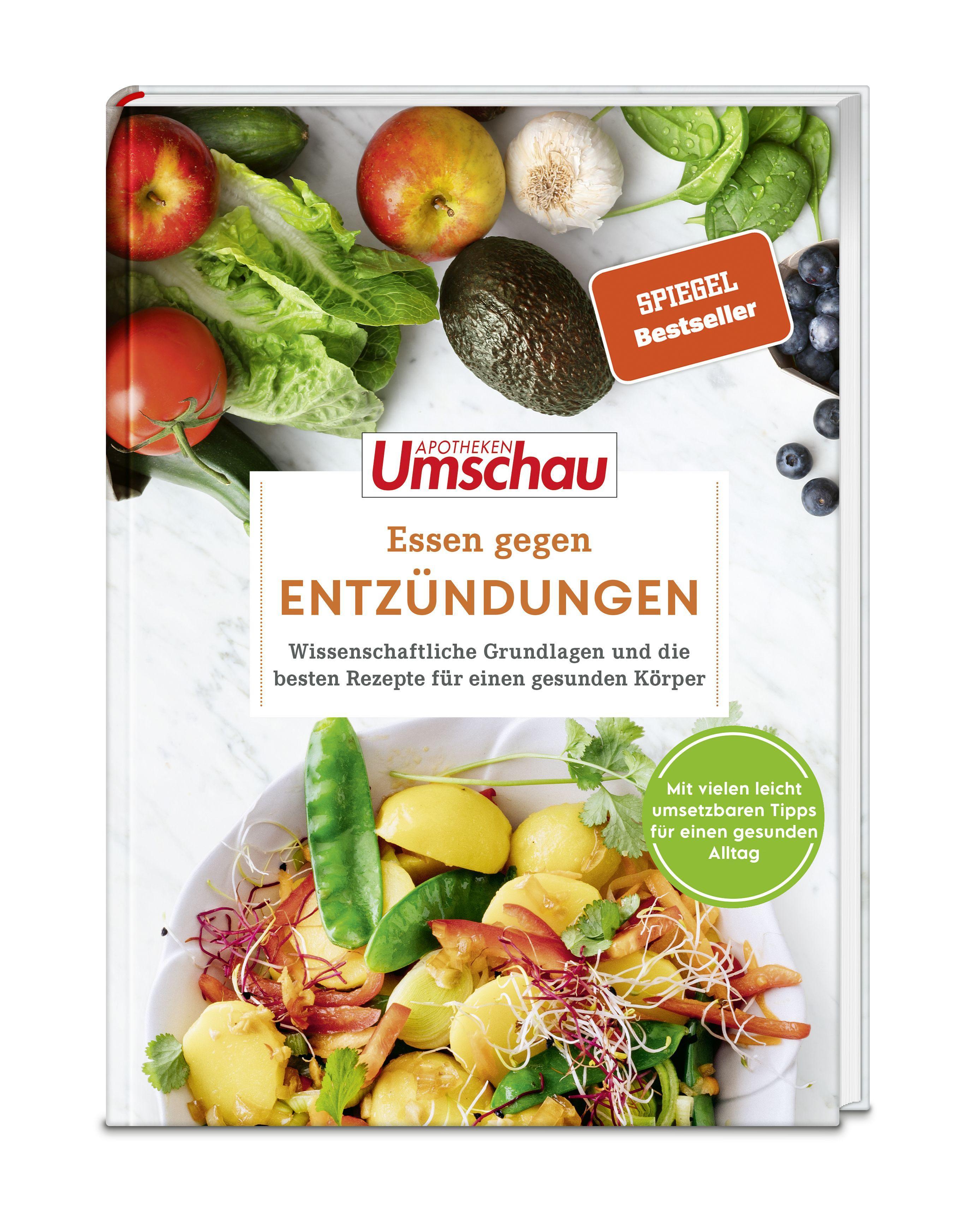 Vorderes Coverbild Apotheken Umschau: Essen gegen Entzündungen