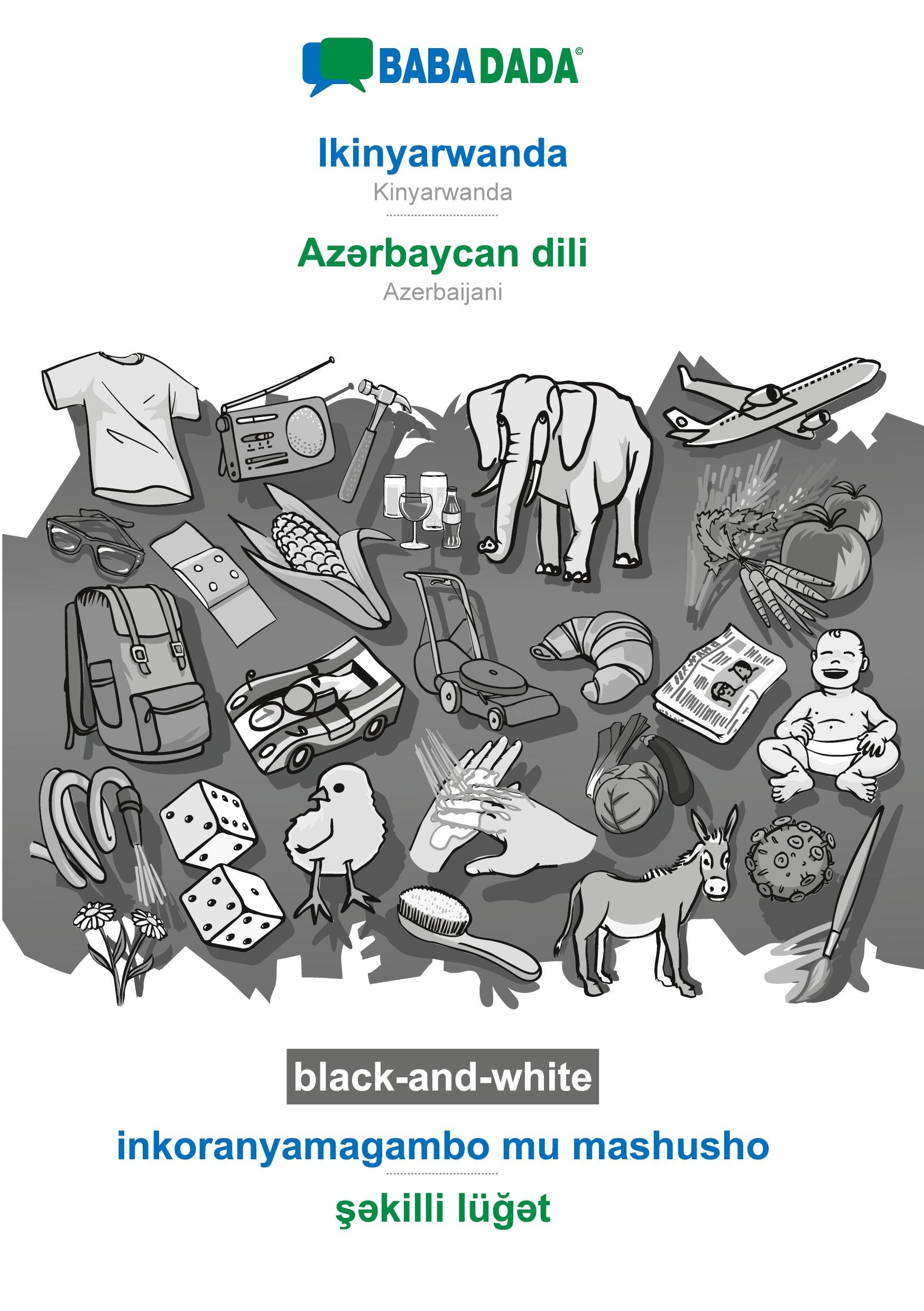 Vorderes Coverbild Ikinyarwanda - Az¿rbaycan dili, inkoranyamagambo mu mashusho, BW