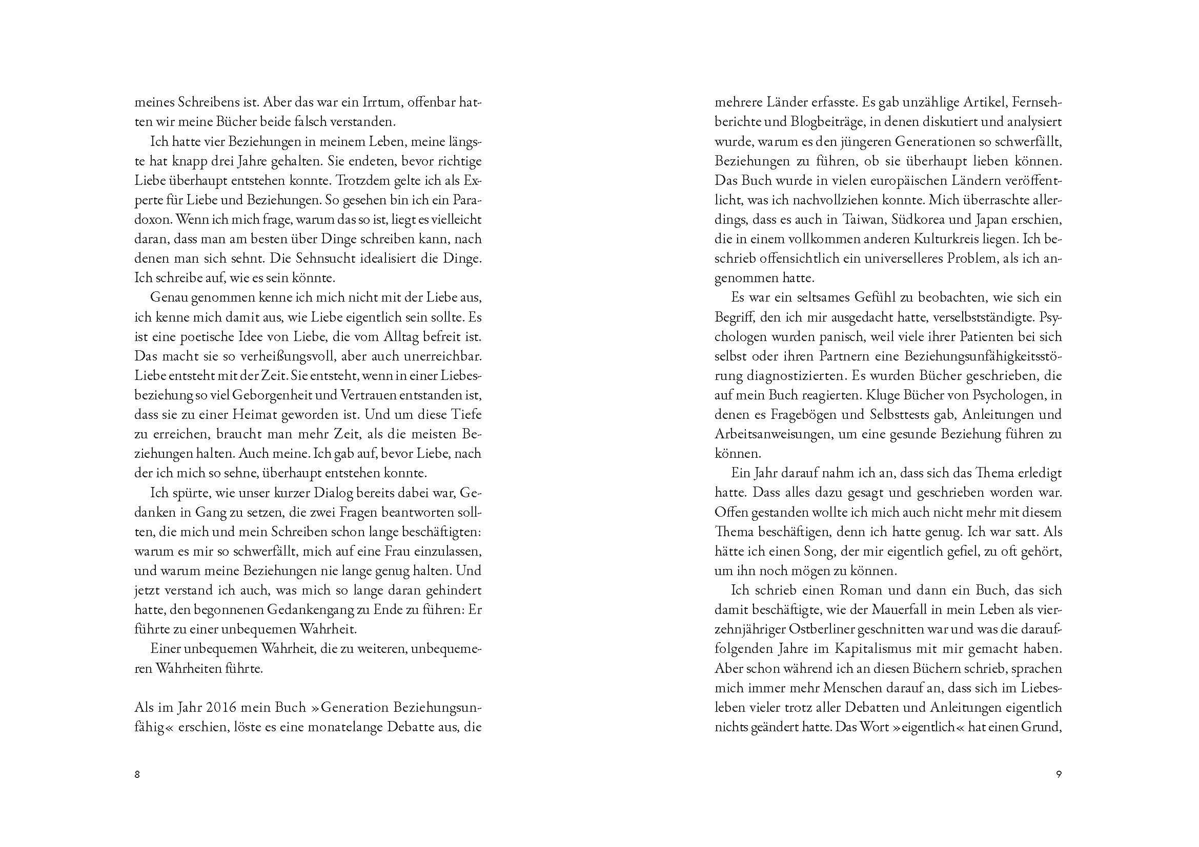 Beispielinhalt (Bild) Generation Beziehungsunfähig. Die Lösungen