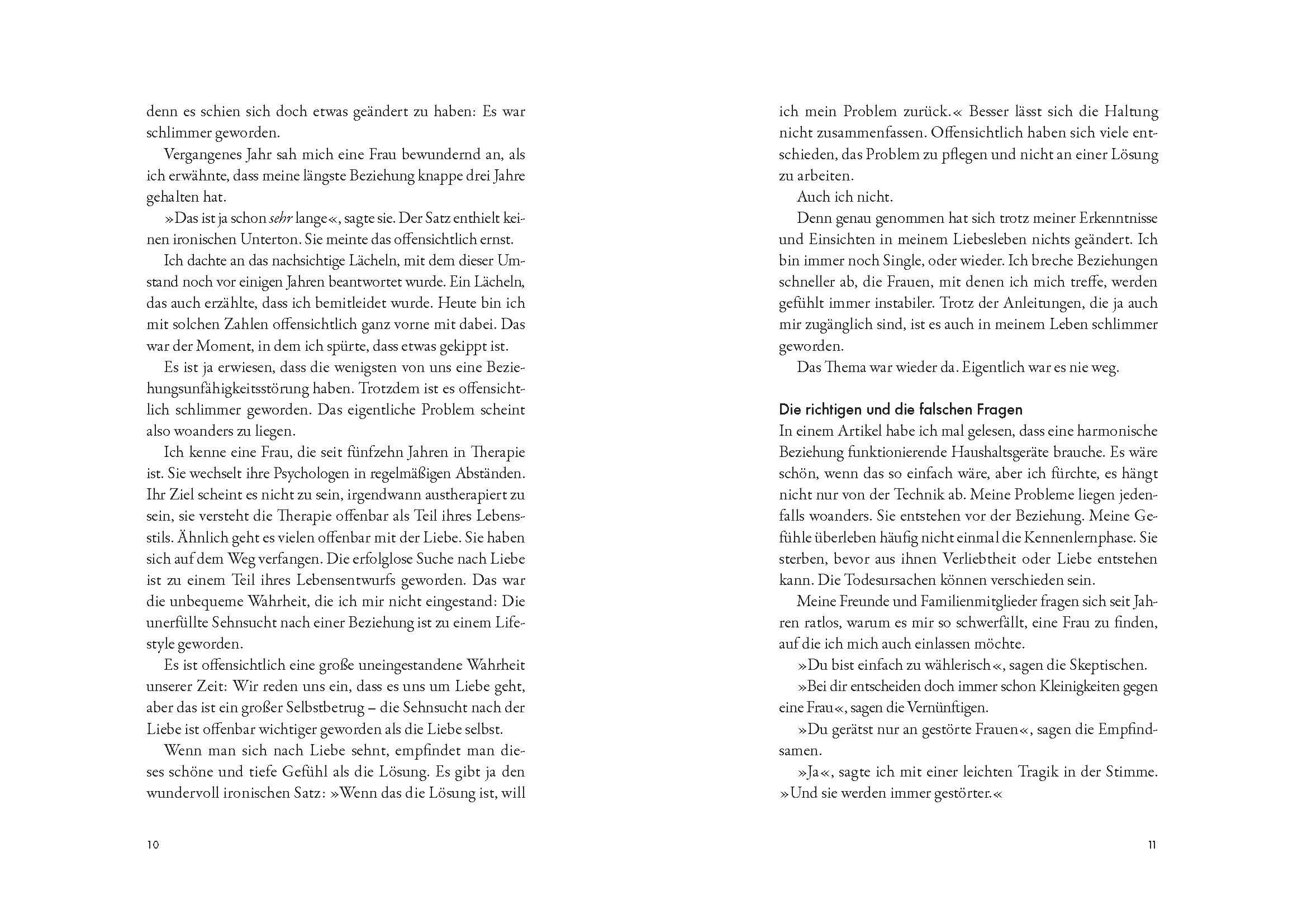 Beispielinhalt (Bild) Generation Beziehungsunfähig. Die Lösungen