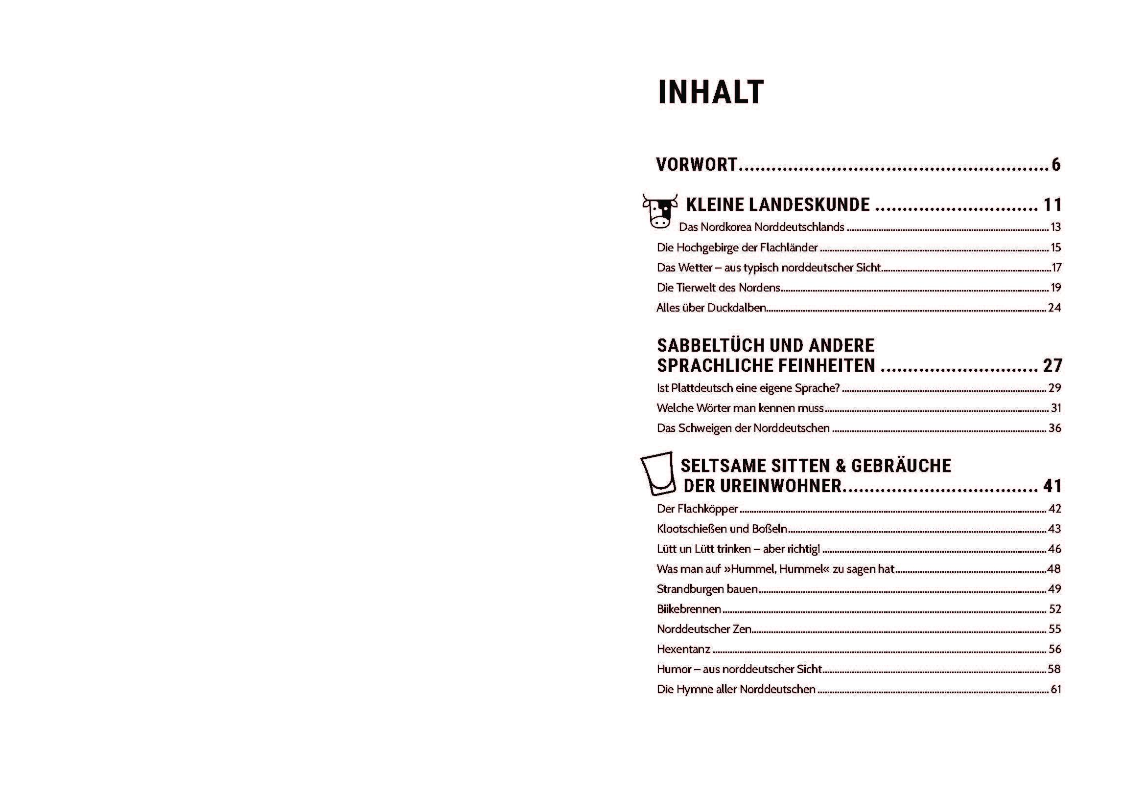 Beispielinhalt (Bild) Survival Guide Norddeutschland