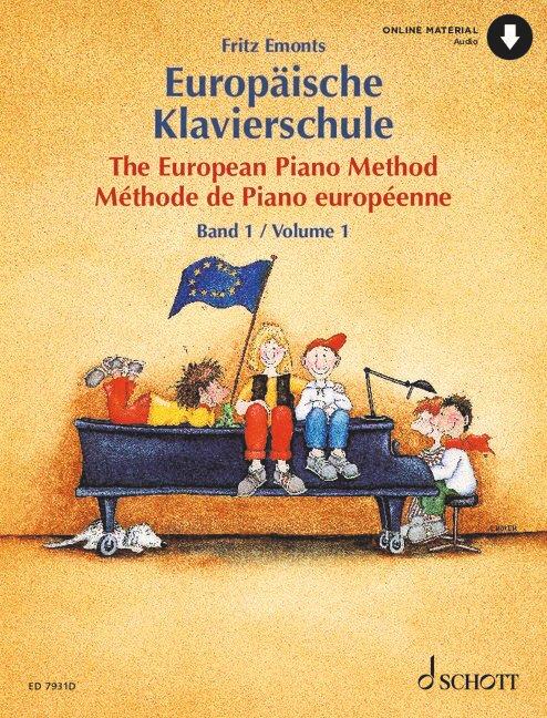 Vorderes Coverbild Europäische Klavierschule Band 1